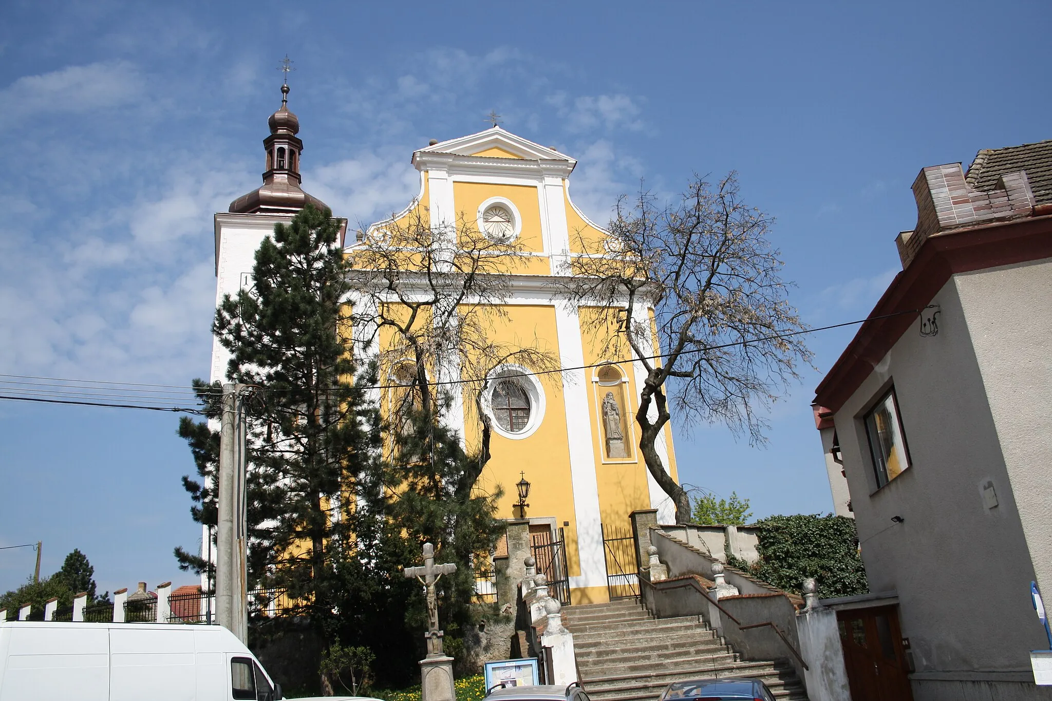 Photo showing: Church of saint Jacob older in Stařeč, Czech Republic.