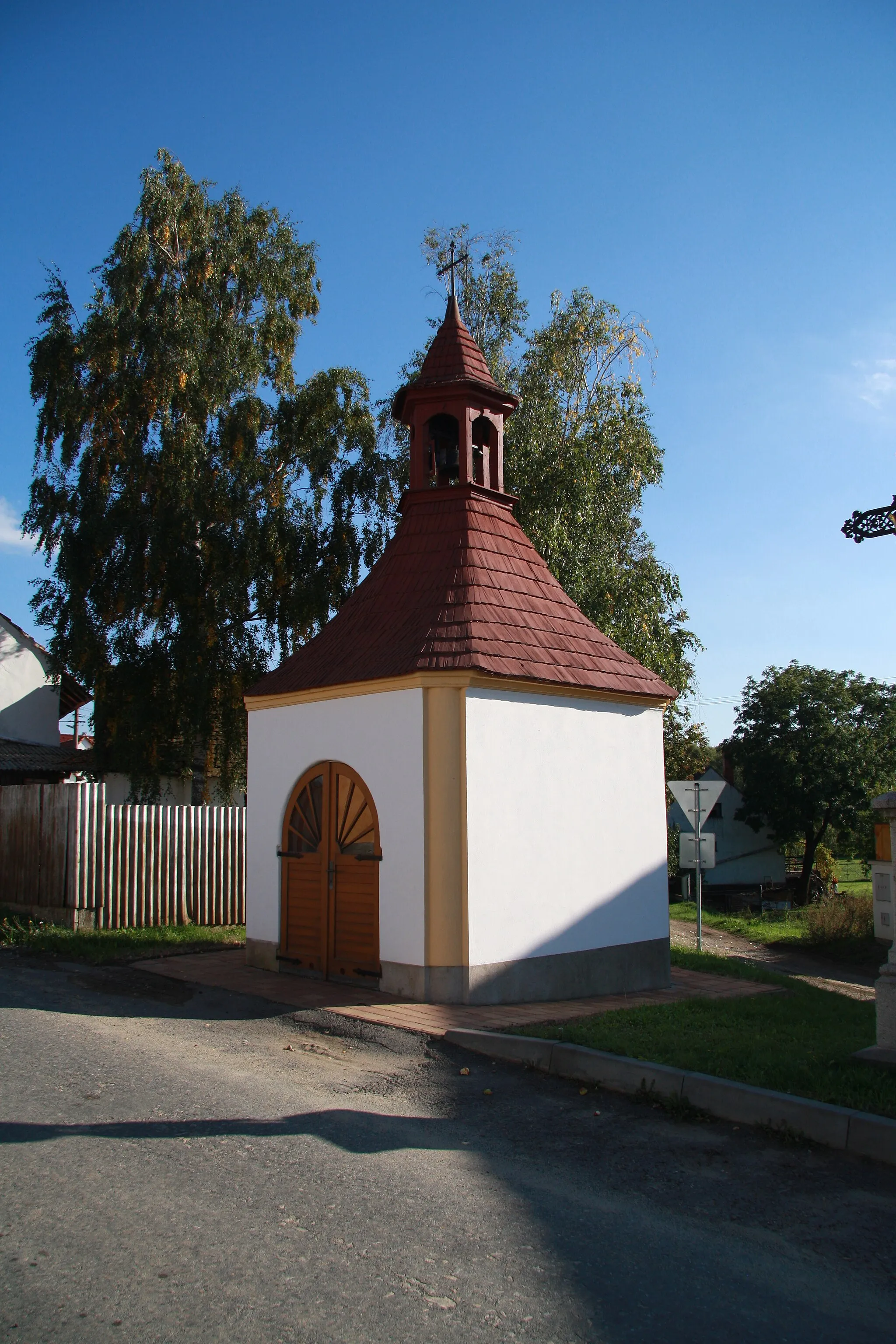 Photo showing: Chapel in Příštpo, Třebíč District.