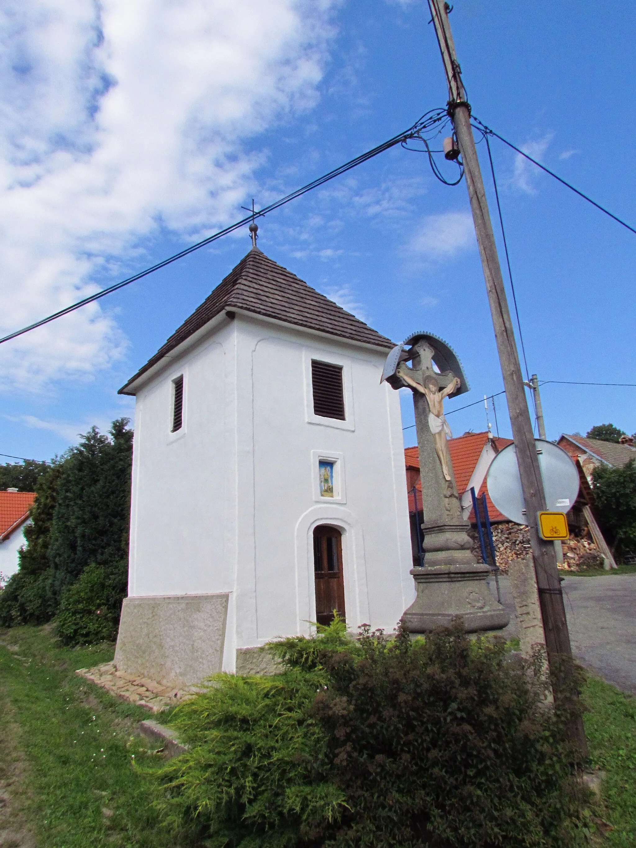 Photo showing: Overview of chapel in Přeckov, Třebíč District.