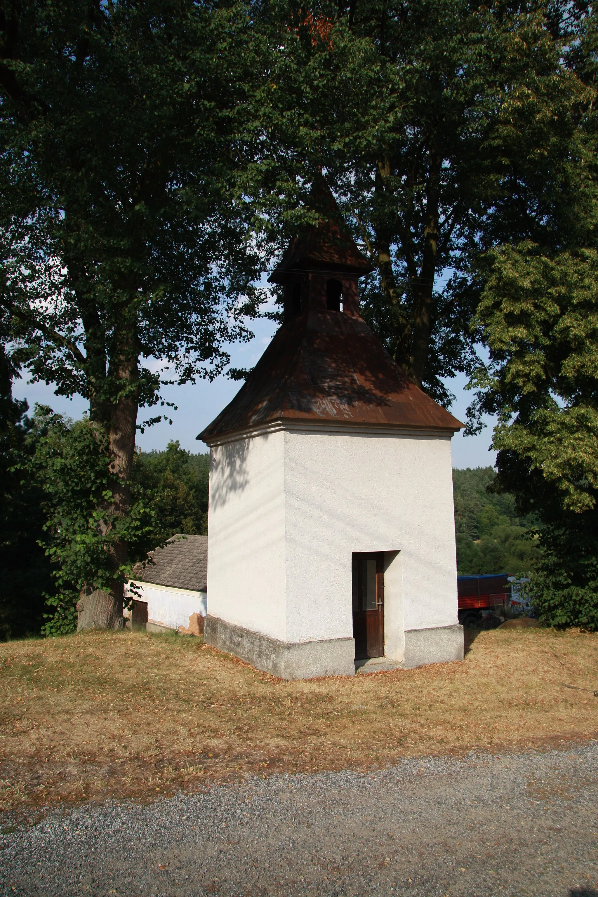 Photo showing: Chapel in Vaneč, Pyšel, Třebíč District.