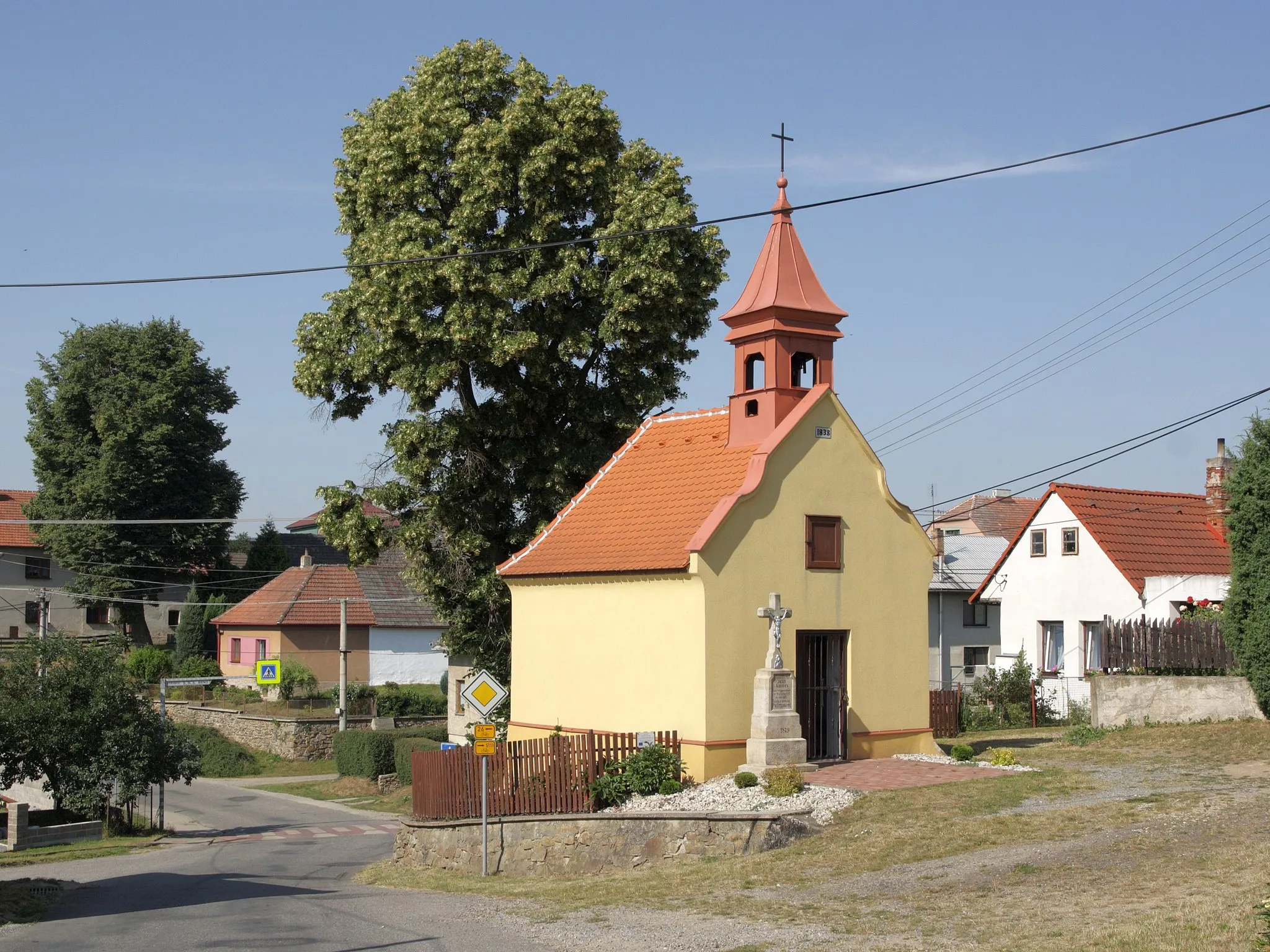 Photo showing: Petrovice (okres Třebíč) - kaple.