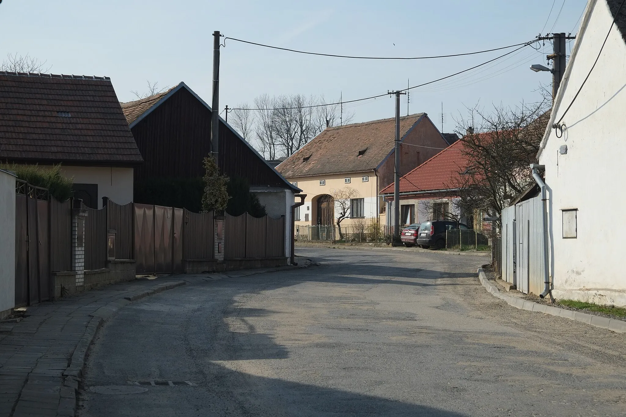 Photo showing: Vranín (Mor. Budějovice), hlavní ulice, esíčko 1