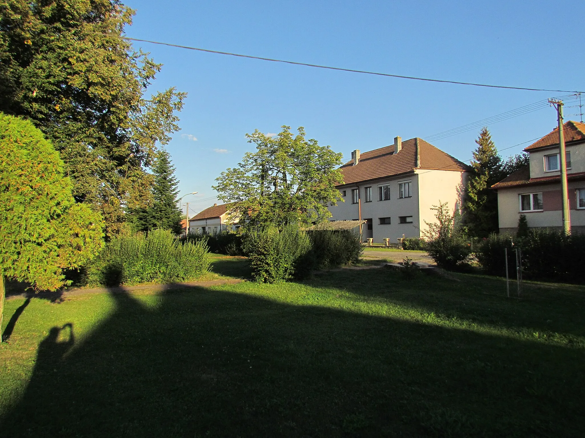 Photo showing: Center of Vesce, Moravské Budějovice, Třebíč District.