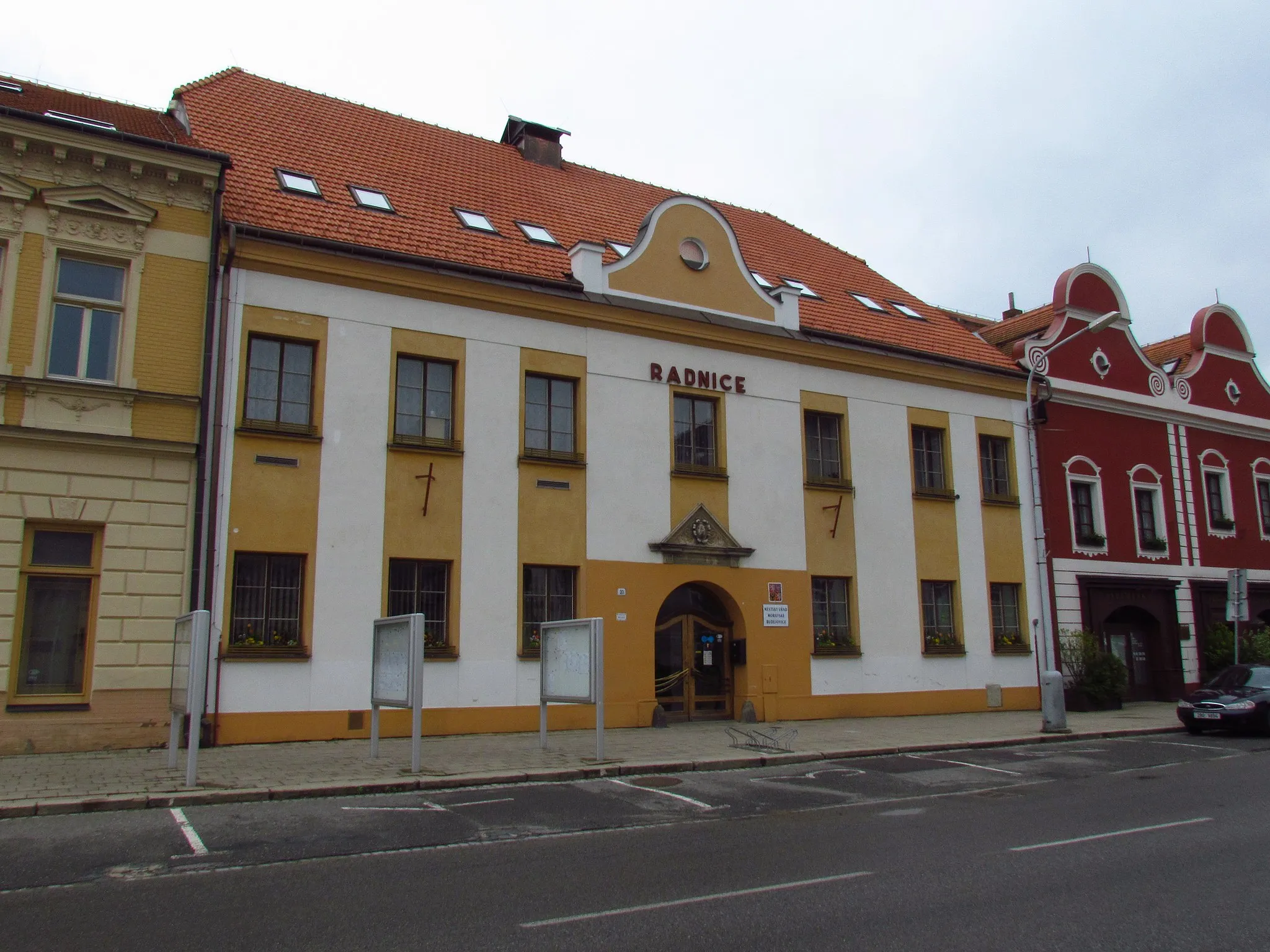 Photo showing: Municipal office in Moravské Budějovice, Třebíč District.
