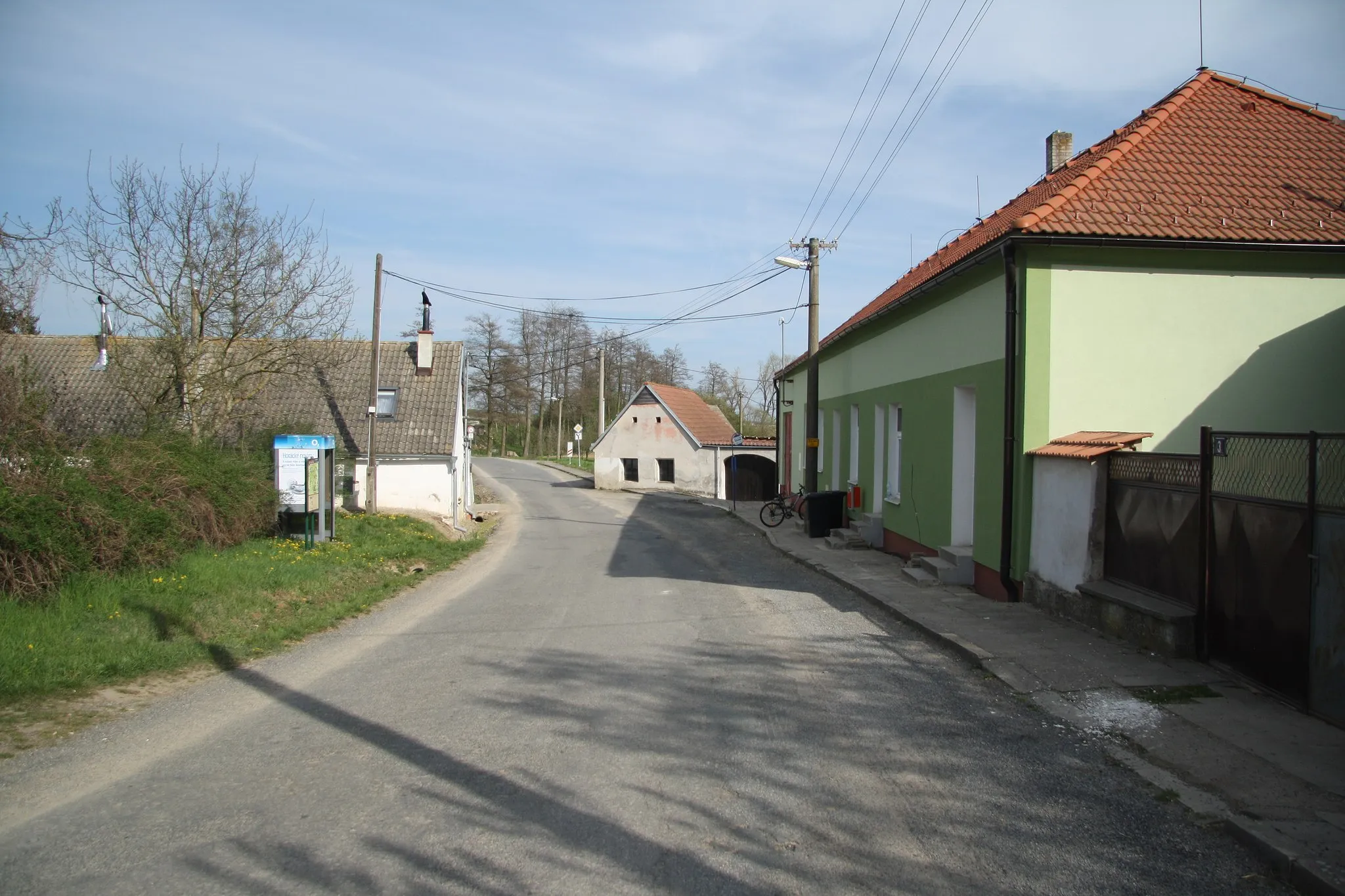 Photo showing: Center of Lesůňky, Třebíč District.