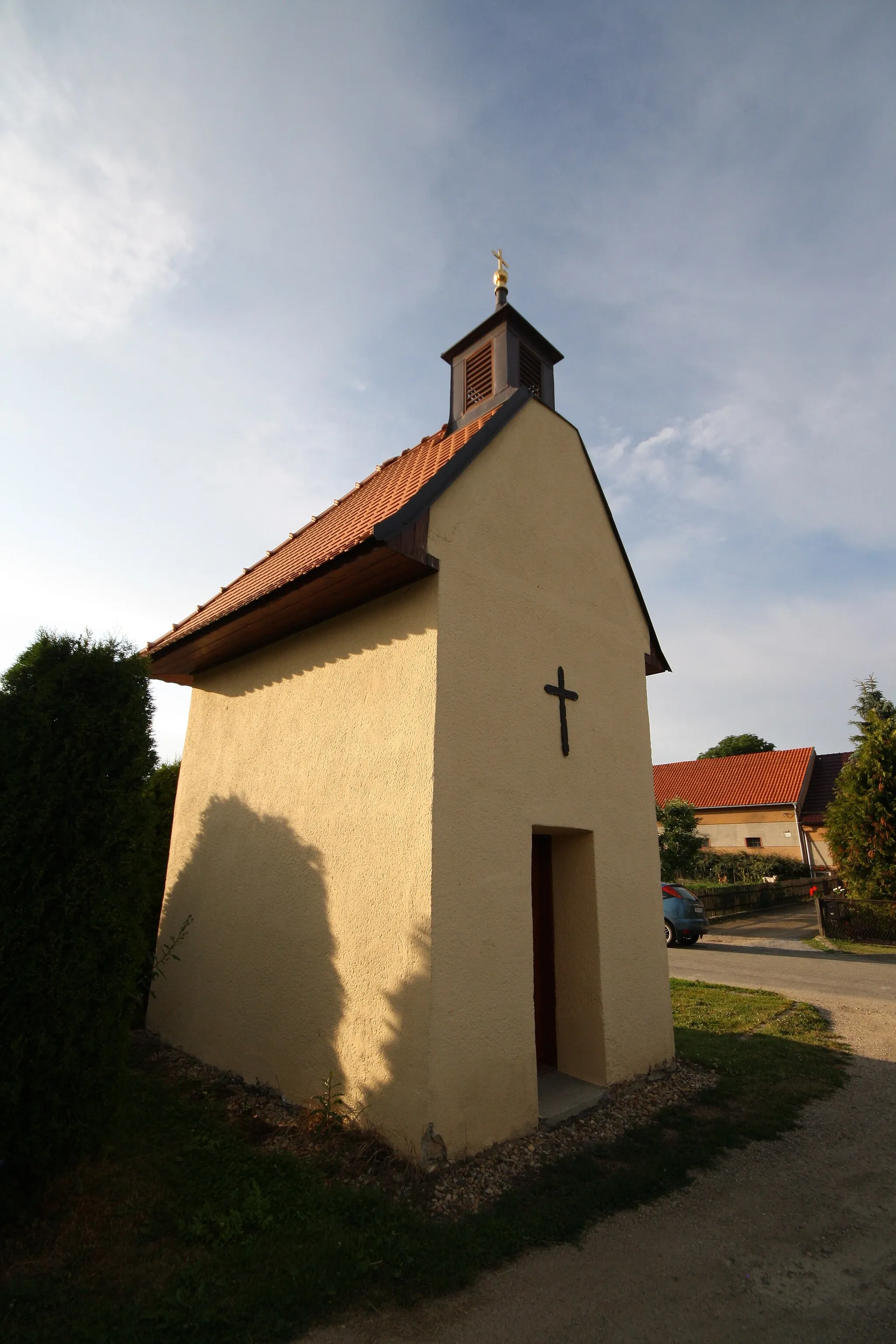 Photo showing: Chapel in Krokočín, Třebíč District.