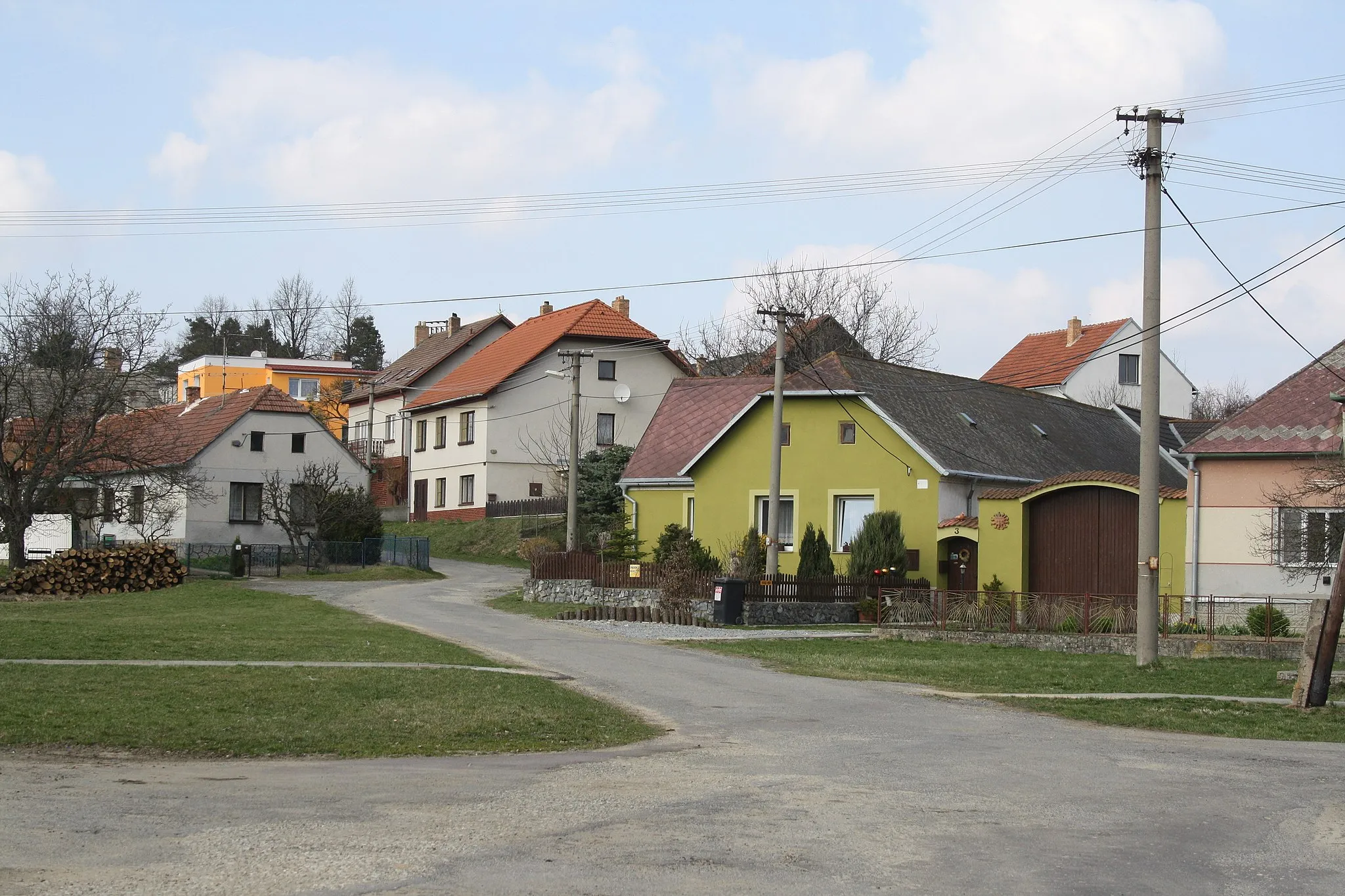 Photo showing: Place in Dolní Vilémovice, Třebíč District.