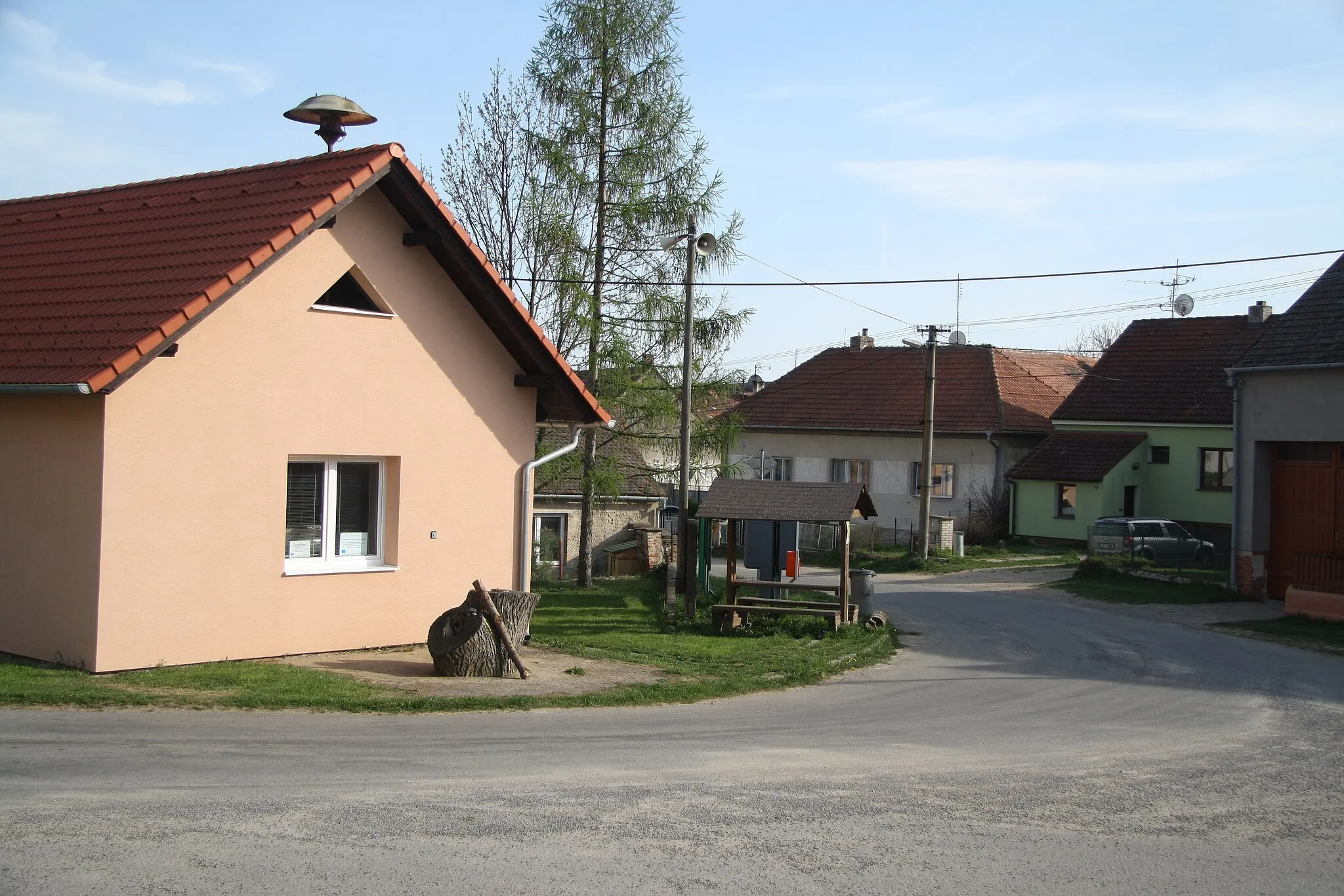 Photo showing: Down part of Bohušice, Třebíč District.