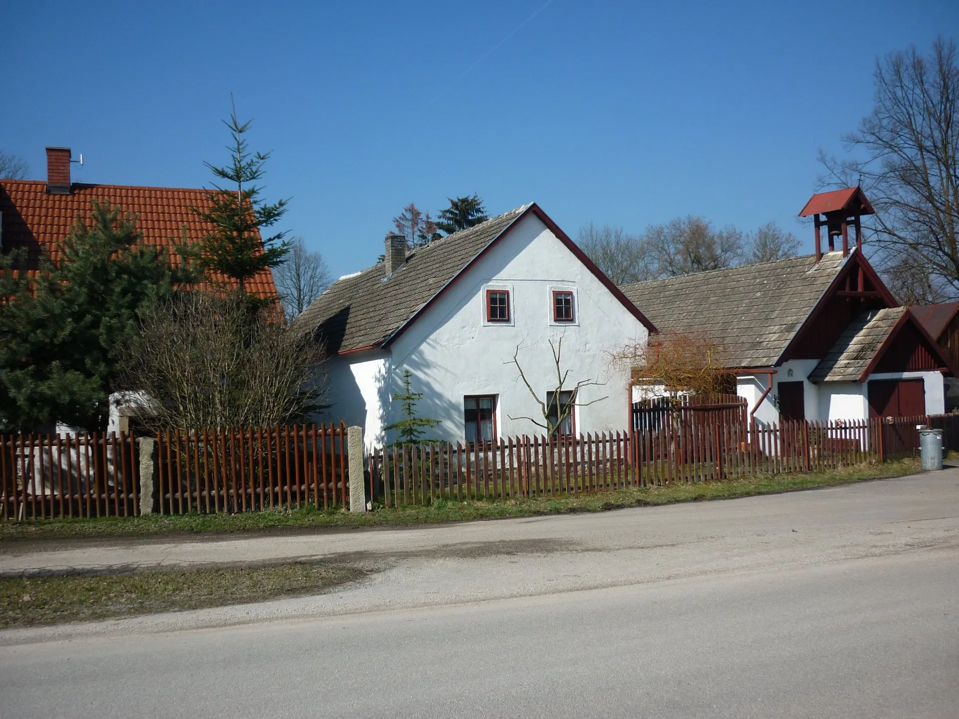 Photo showing: Střížovice - náves