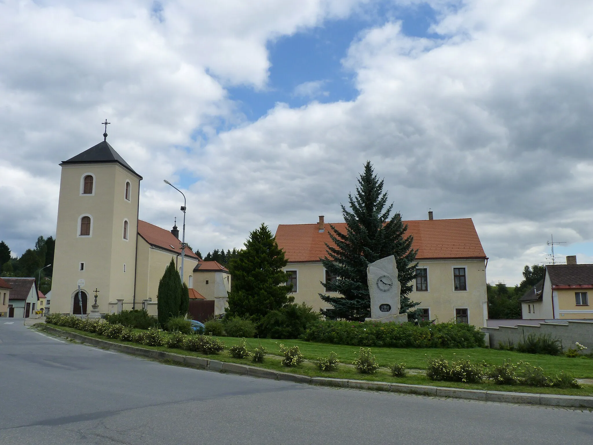 Photo showing: Studená, Church of saint Procopius, Jindřichův Hradec District, South Bohemian Region, Czech Republic