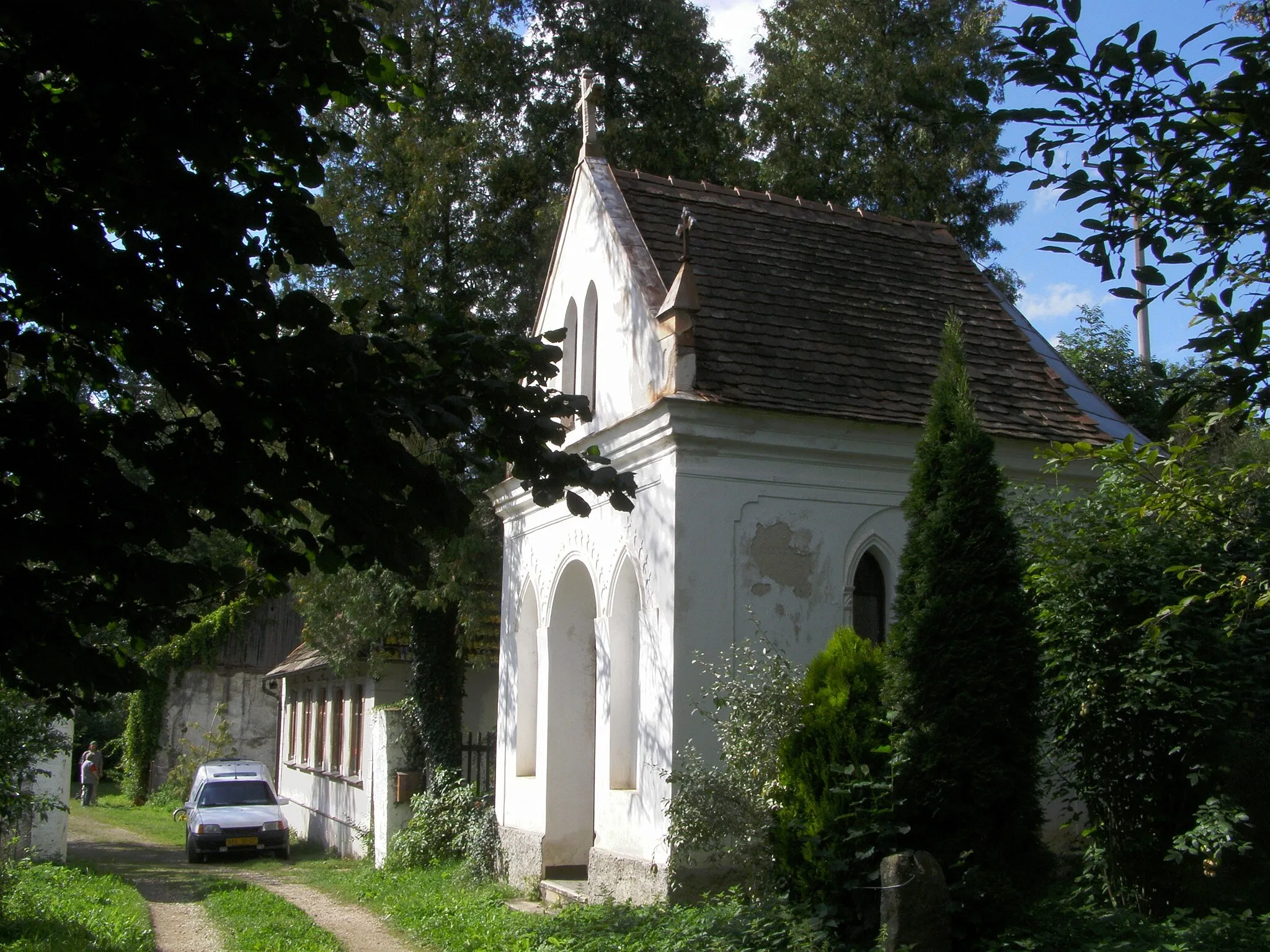 Photo showing: Staré Hobzí, kaple u Louckého mlýna