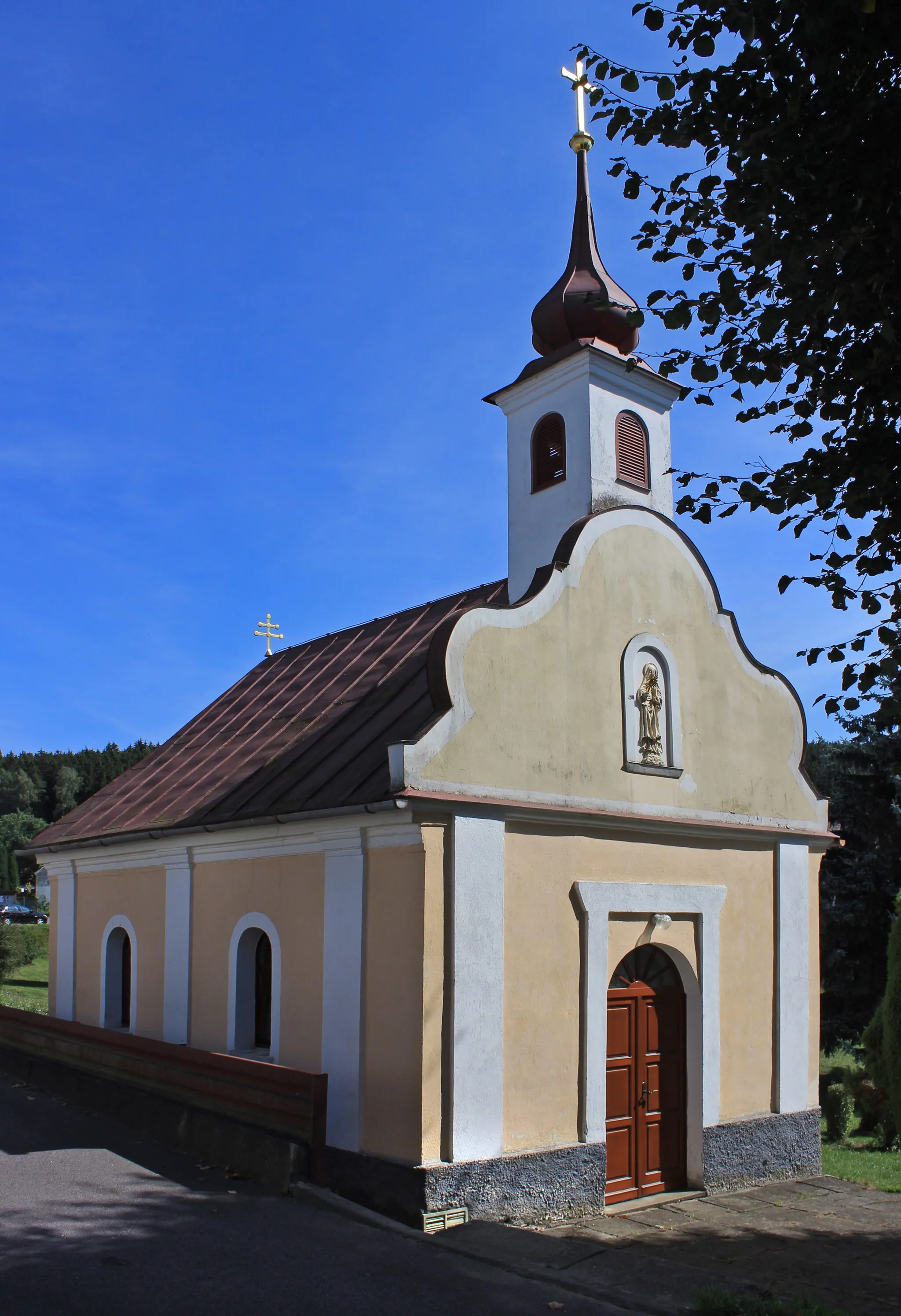 Photo showing: Chapel in Jersice, part of Hříšice, Czech Republic.