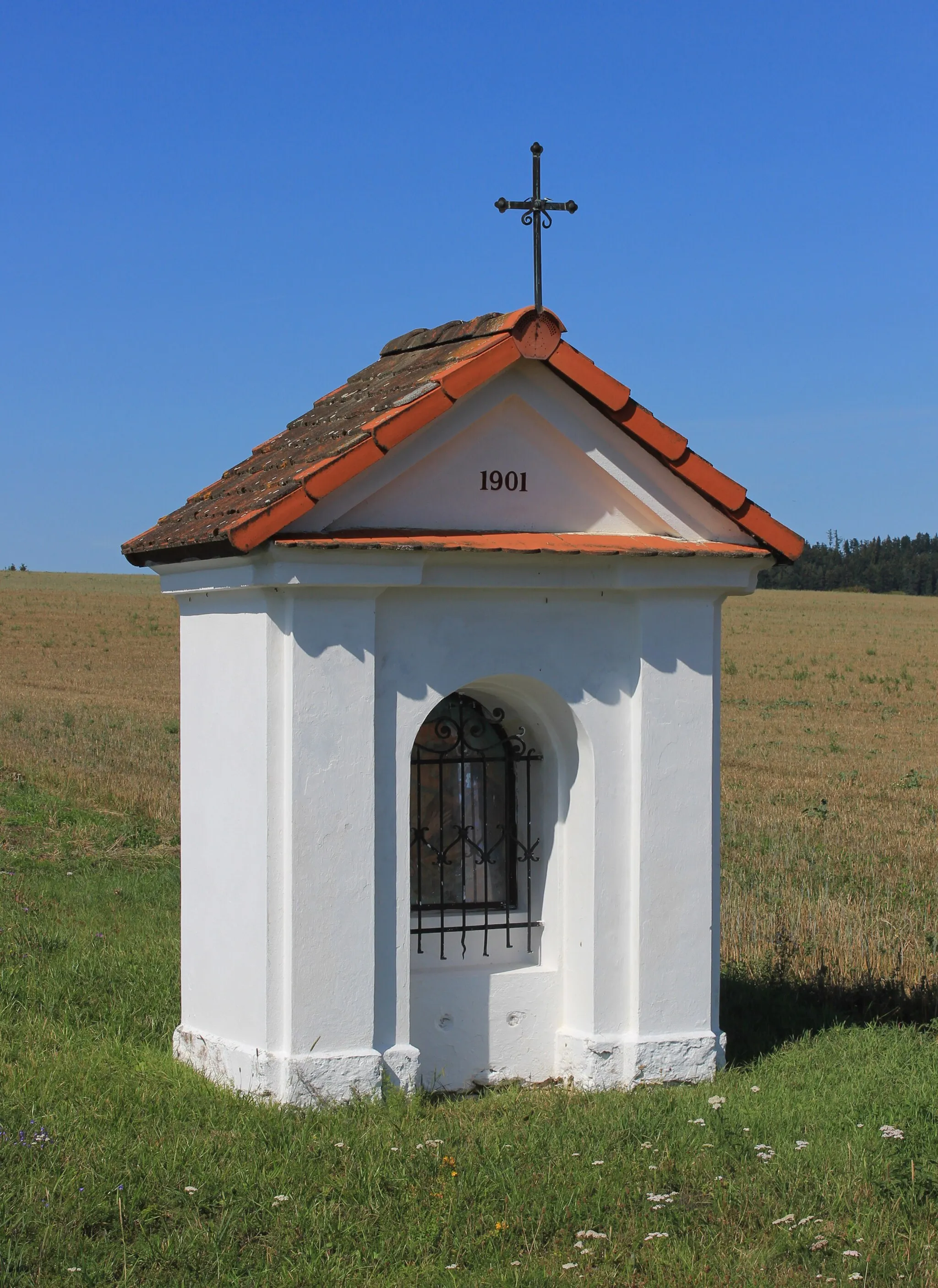 Photo showing: Chapel by Jersice, part of Hříšice, Czech Republic.