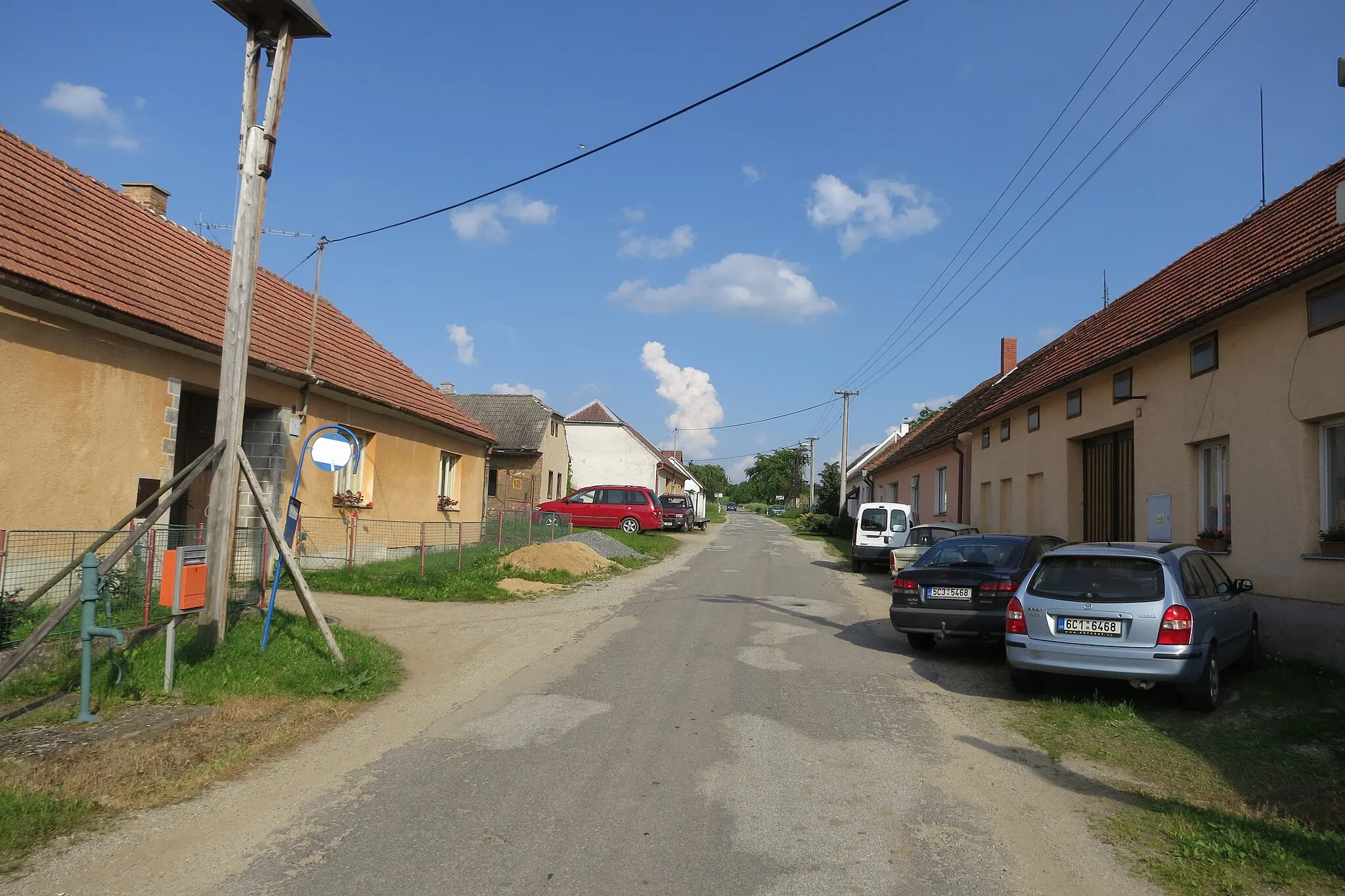 Photo showing: Center of Borová, Budeč, Jindřichův Hradec District.