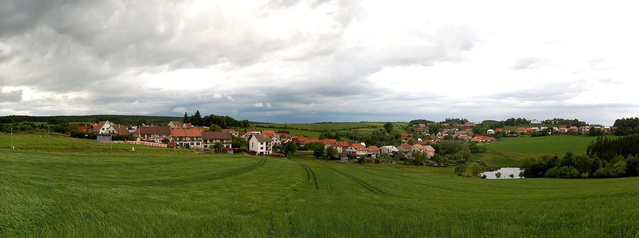 Photo showing: Panorama of village Lipová