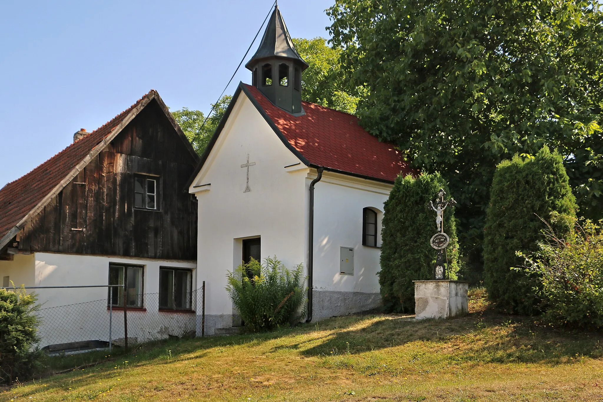 Photo showing: Chapel in Nemíž, part of Tehov, Czech Republic.