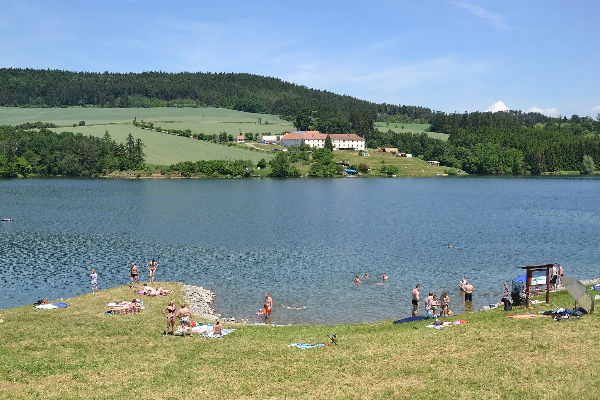 Photo showing: Letovice Dam, Moravia