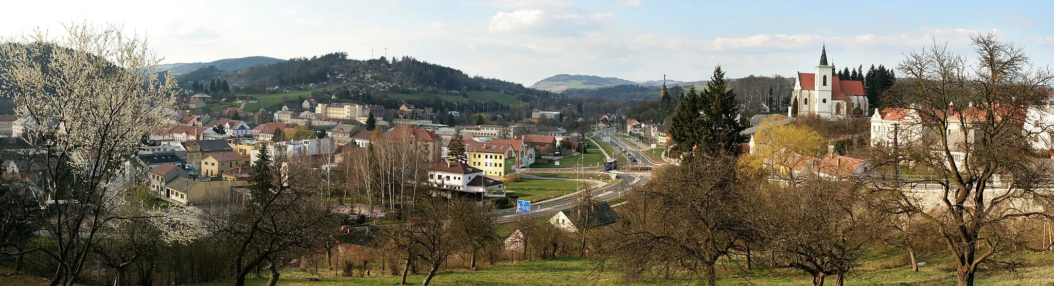 Photo showing: Panorama of Letovice