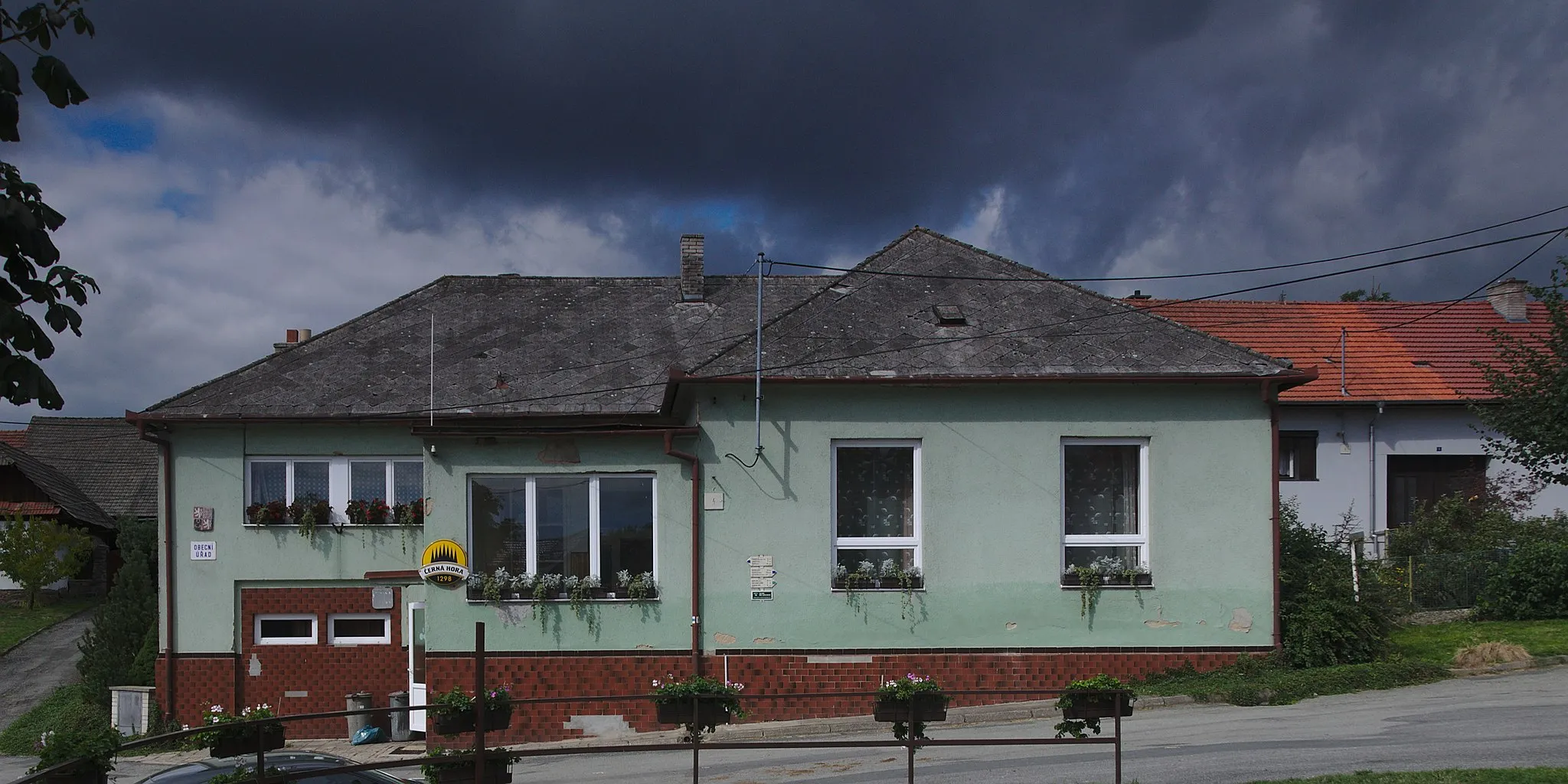 Photo showing: Obecní úřad, Kozárov, okres Blansko