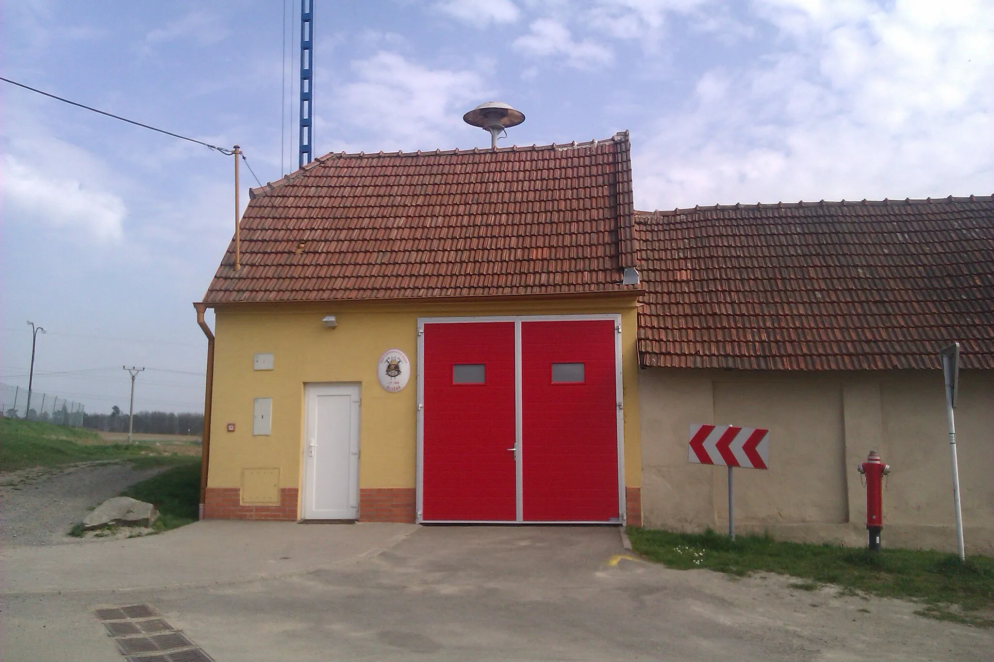 Photo showing: Fire stations in Olešná (Blansko)