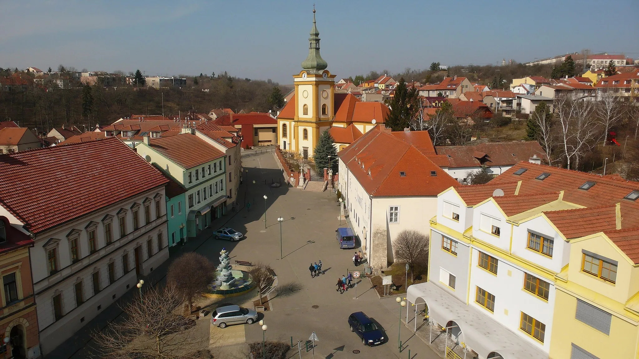 Photo showing: Šlapanice - náměstí