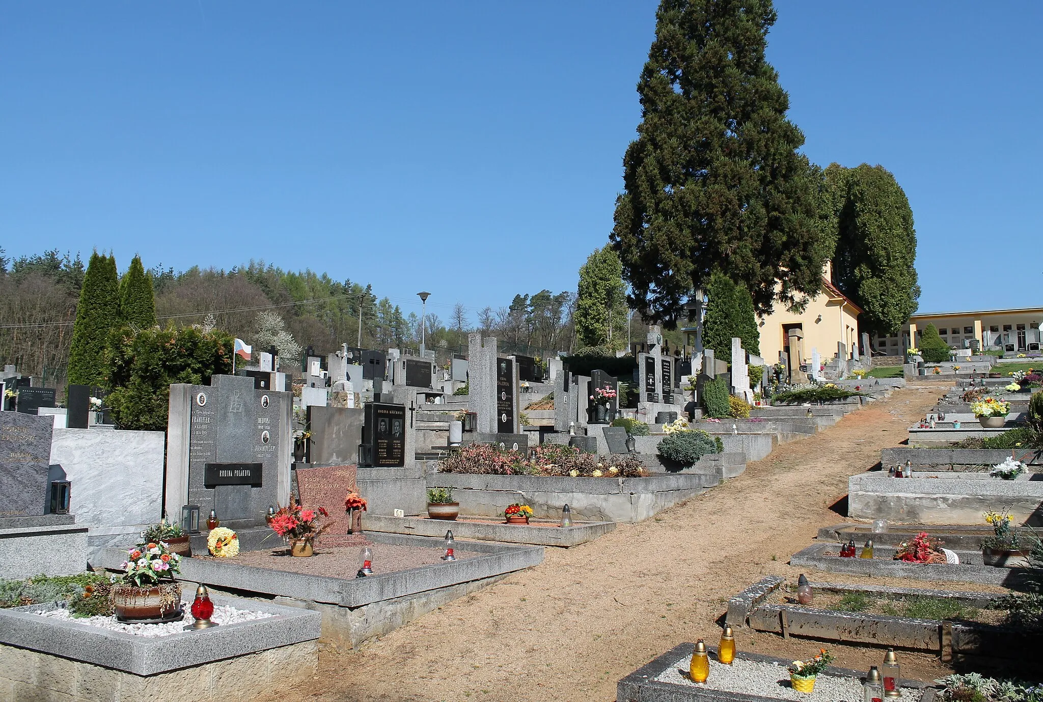 Photo showing: Cemetery, Řícmanice, Brno-Country District, Czech Republic