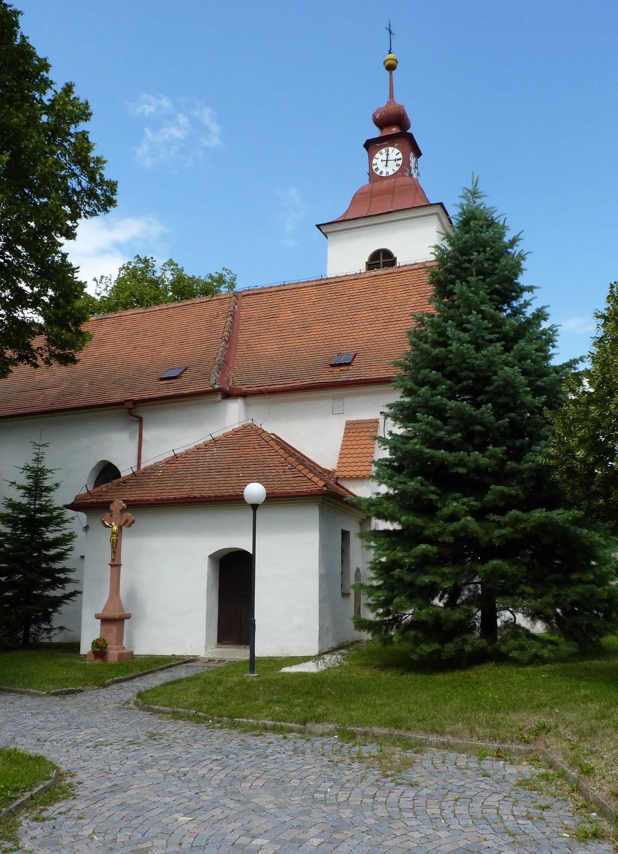 Photo showing: Čebín, Church of Saint George. Brno-Country District, South Moravian Region, Czech Republic