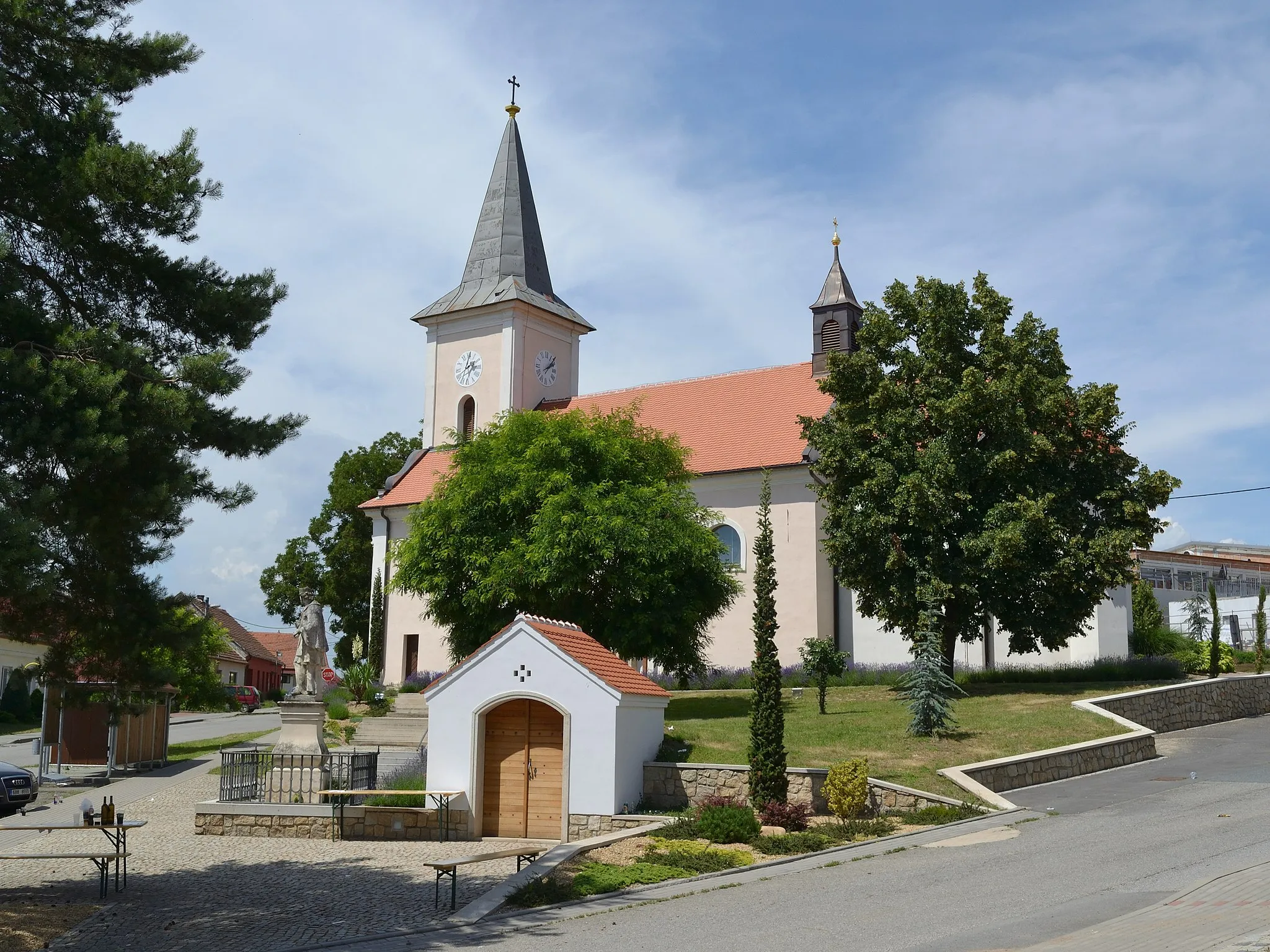 Photo showing: Přibice - kostel sv. Jana Křtitele