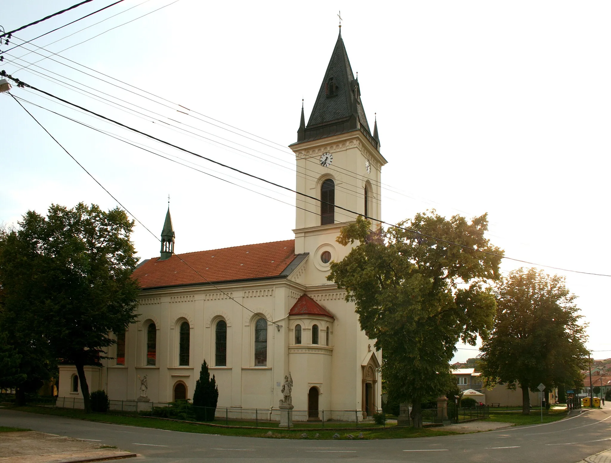 Photo showing: Church of Saint John of Nepomuk in Podolí, Brno-Country District.