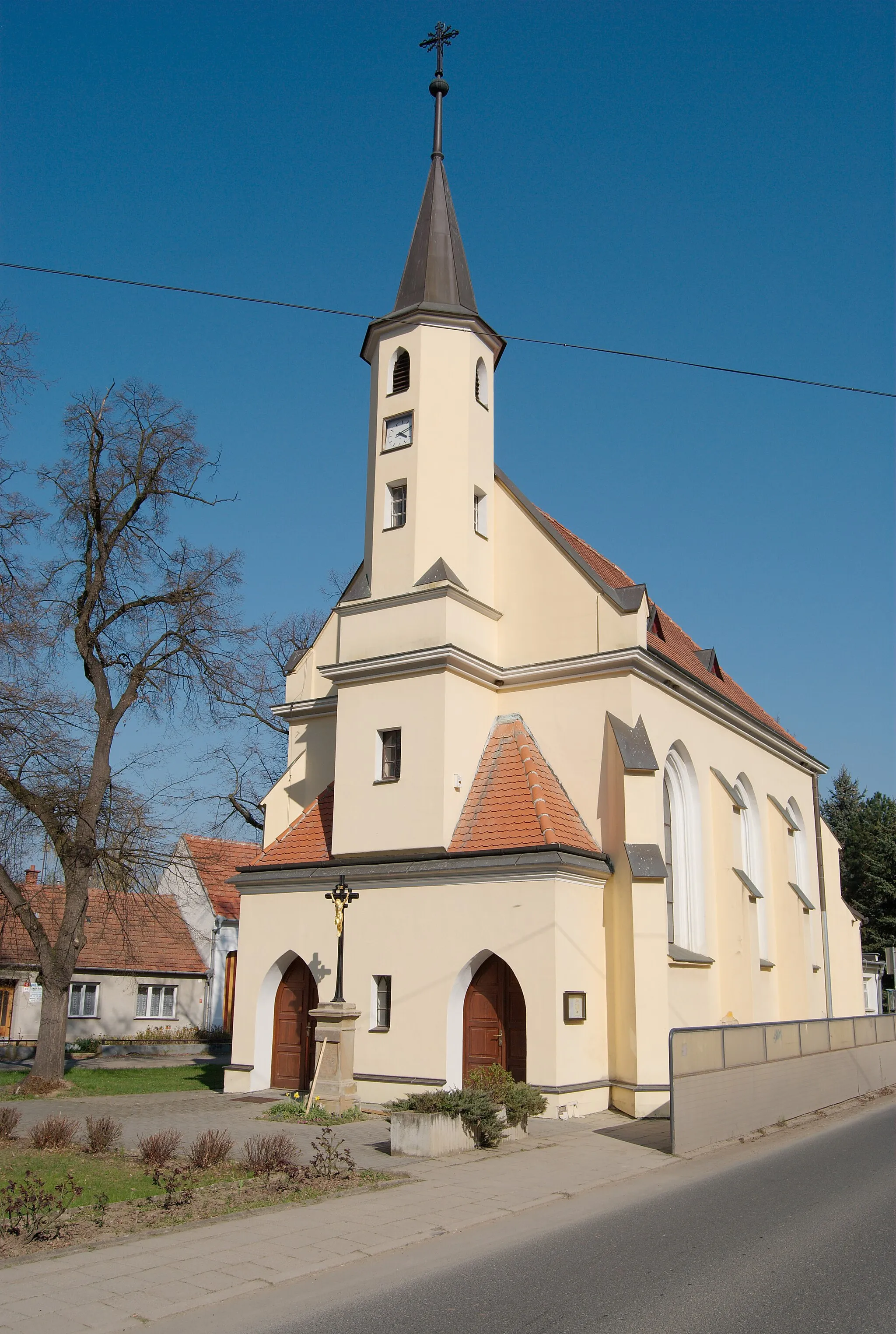 Photo showing: Ostopovice - Kaple svatého Jana Křtitele