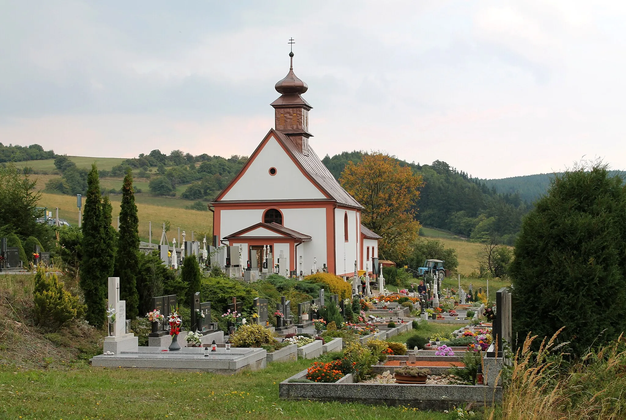 Photo showing: Church of Saint Stanislaus, Osiky, Brno-Country District, Czech Republic