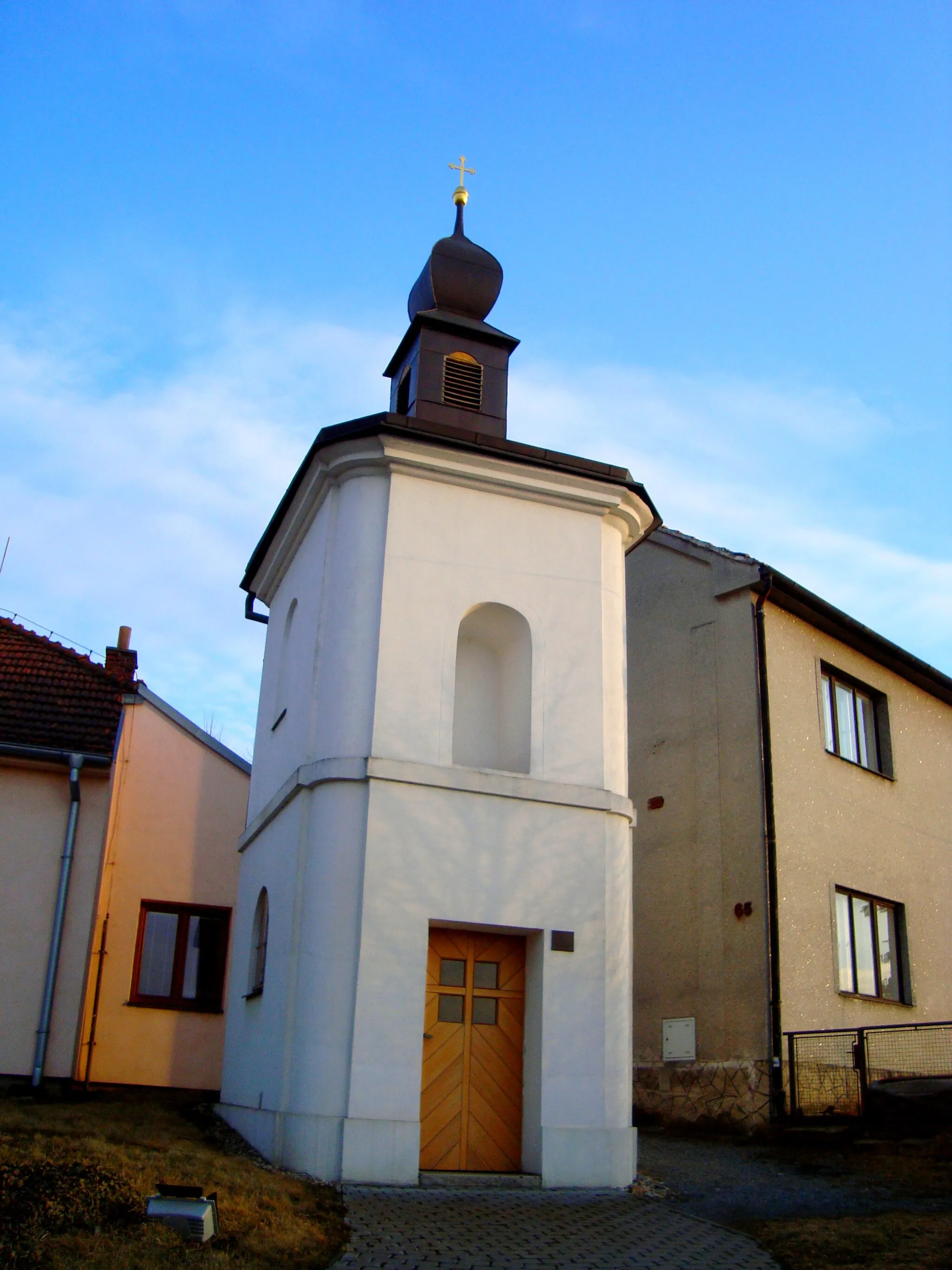 Photo showing: Neslovice kaple svatého Gottharda a Floriána