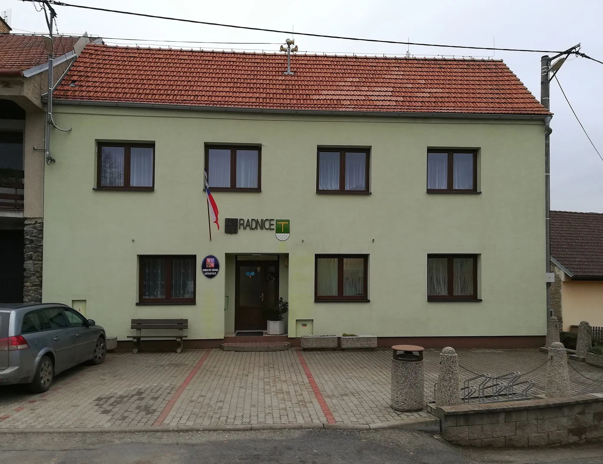 Photo showing: Ketkovice - obecní úřad