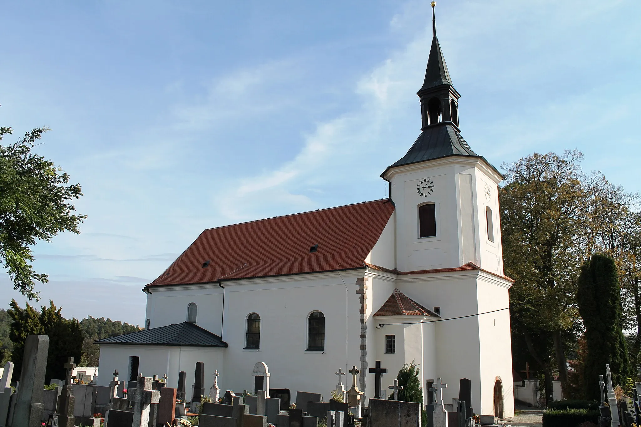 Photo showing: Church of Saint Nicholas, Deblín, Brno-Country District, Czech Republic