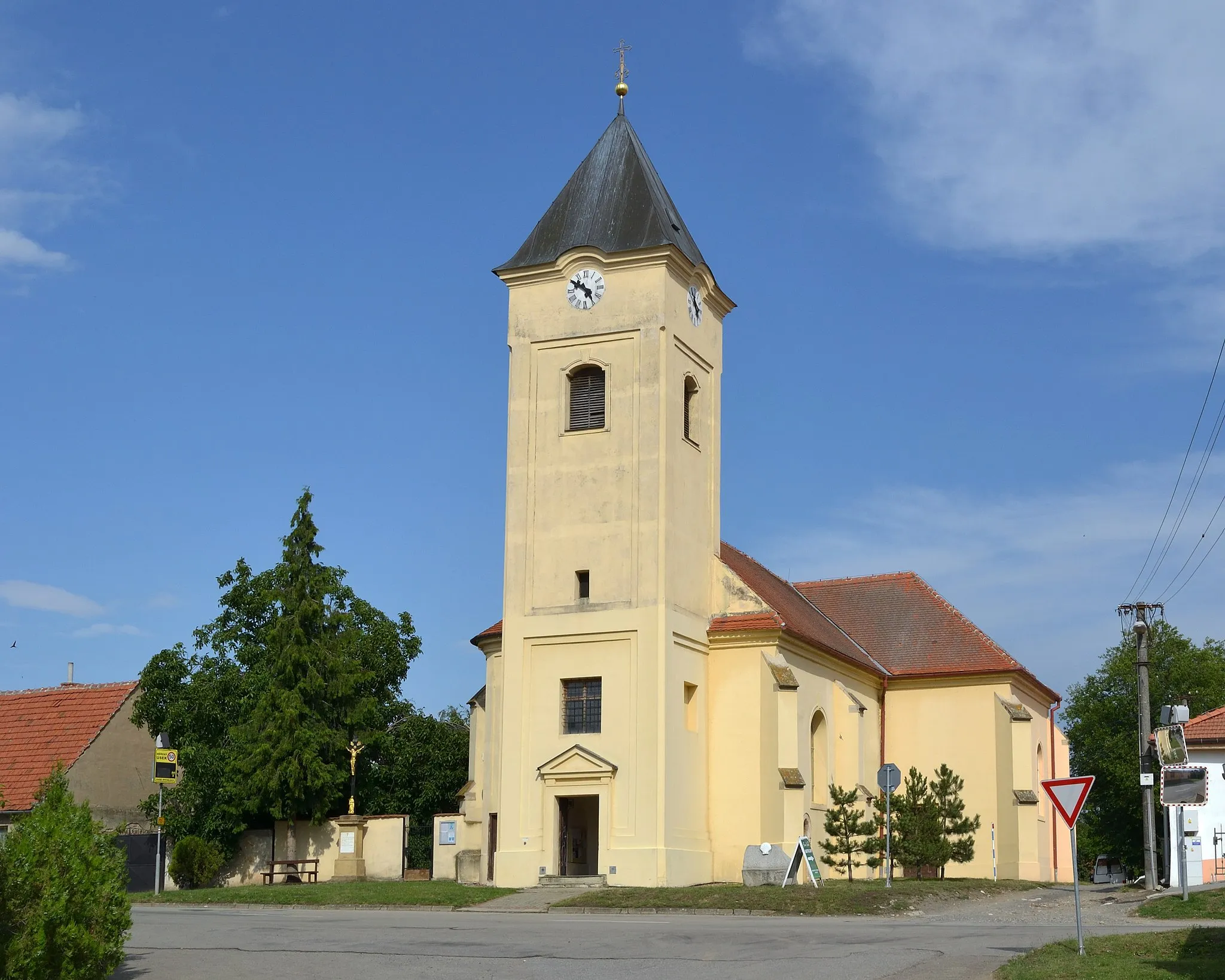Photo showing: Strachotín - kostel sv Oldřicha