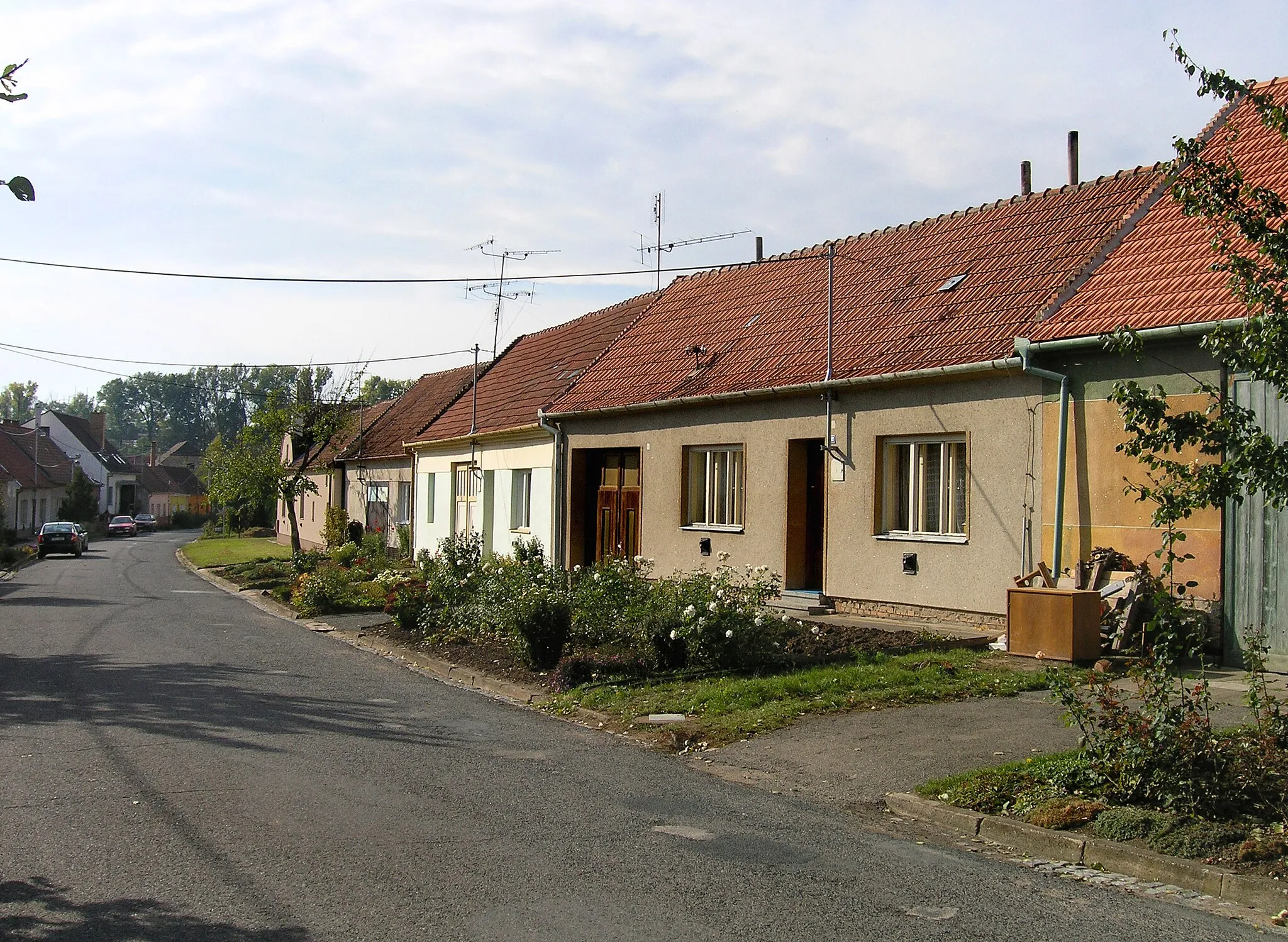 Photo showing: North part of Krumvíř village, Czech Republic