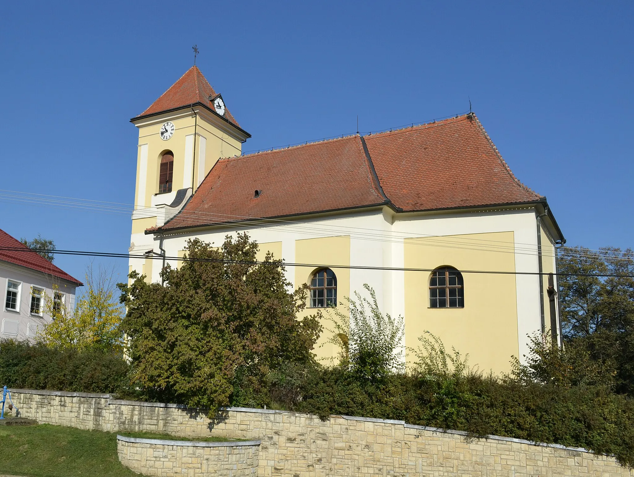 Photo showing: Boleradice - kostel svatého Jana Křtitele