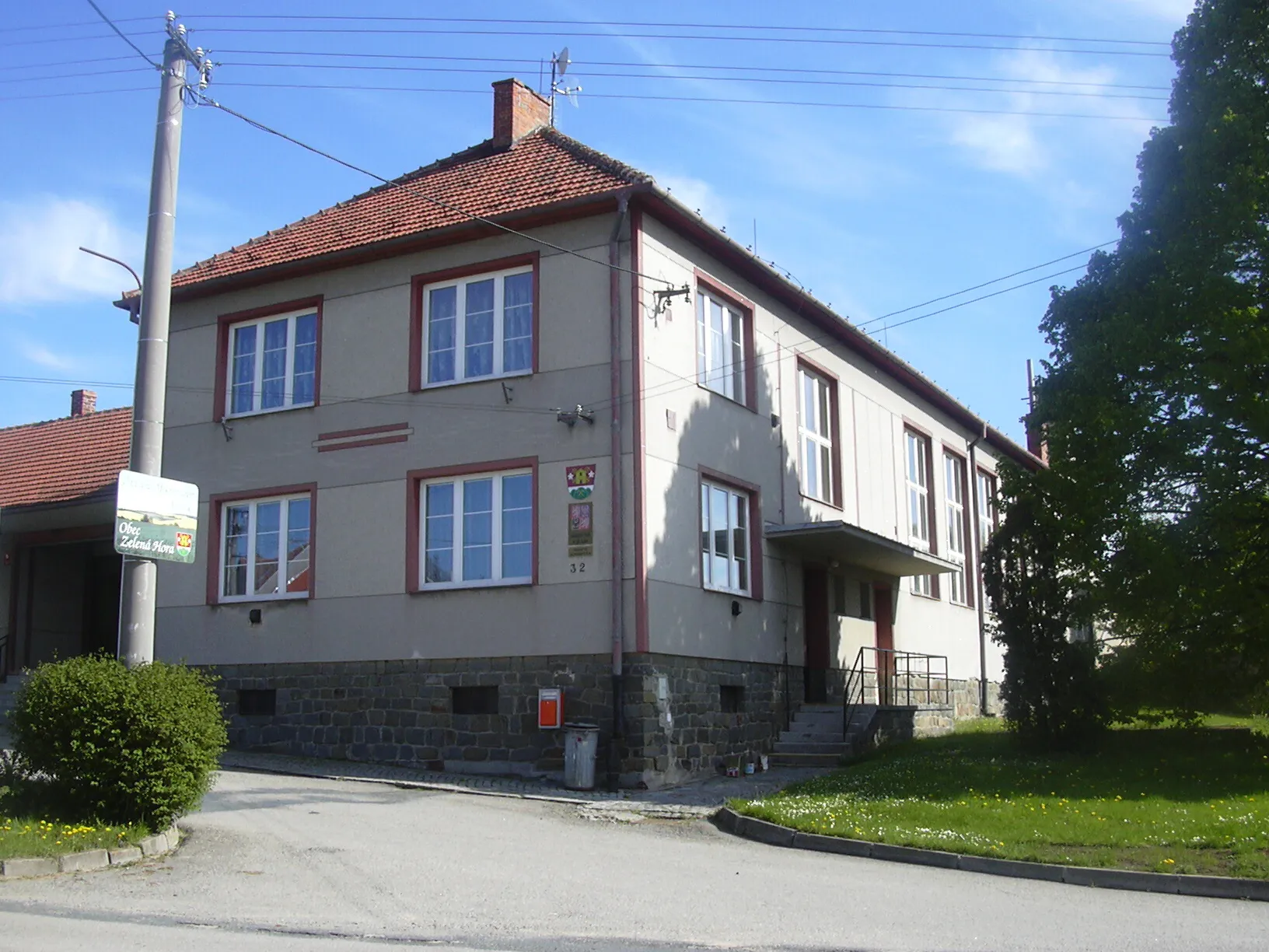 Photo showing: obecní úřad Zelená Hora (Vyškov- Czech republic)