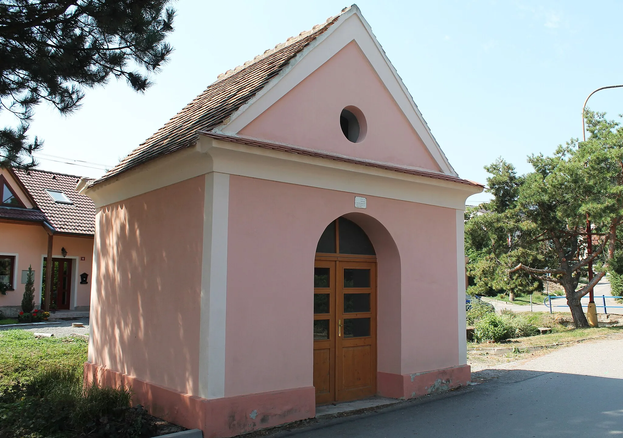 Photo showing: Chapel of Saint John of Nepomuk, Vítovice, Rousínov, Vyškov District, Czech Republic