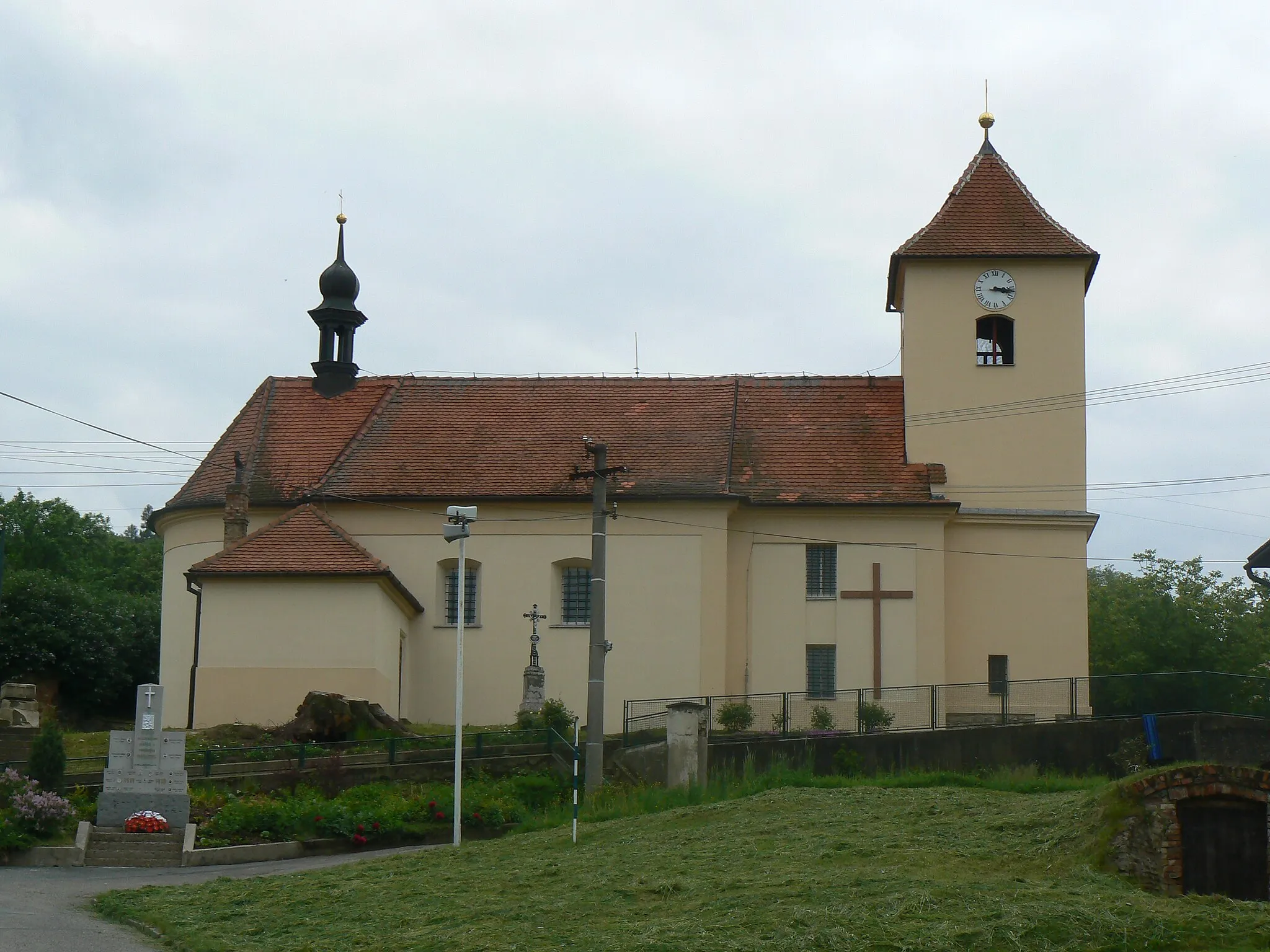 Photo showing: Kostel svatého Mikuláše v Nevojicích, okres Vyškov.