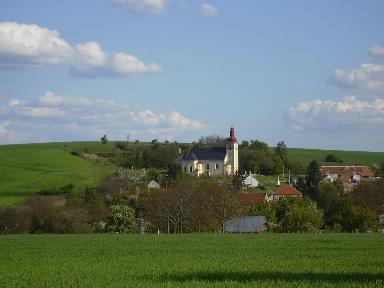 Photo showing: Celkový pohled na Kučerov (Vyškov District, Czech Republic)