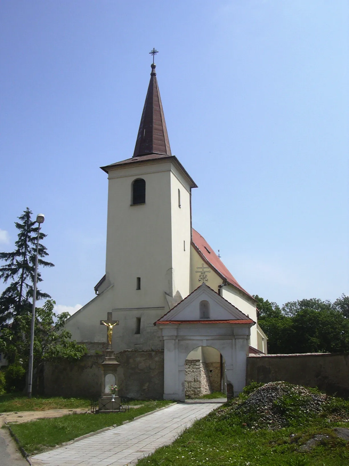 Photo showing: farní kostel sv. Barbory, Komořany (Vyškov District - Czech Republic)