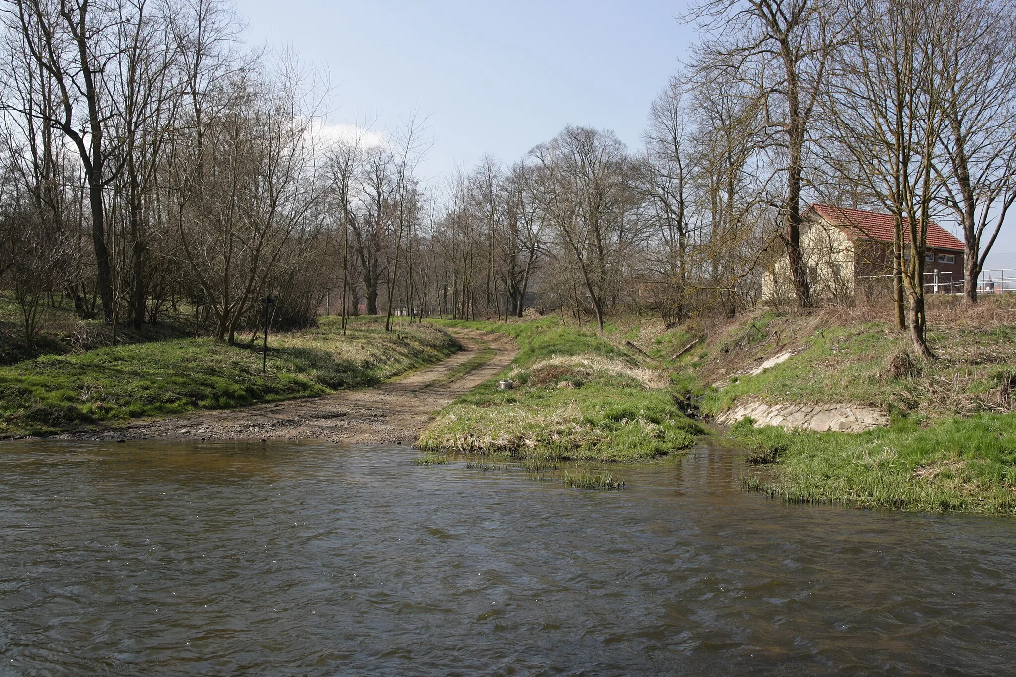 Photo showing: Vémyslice - brod přes Rokytnou