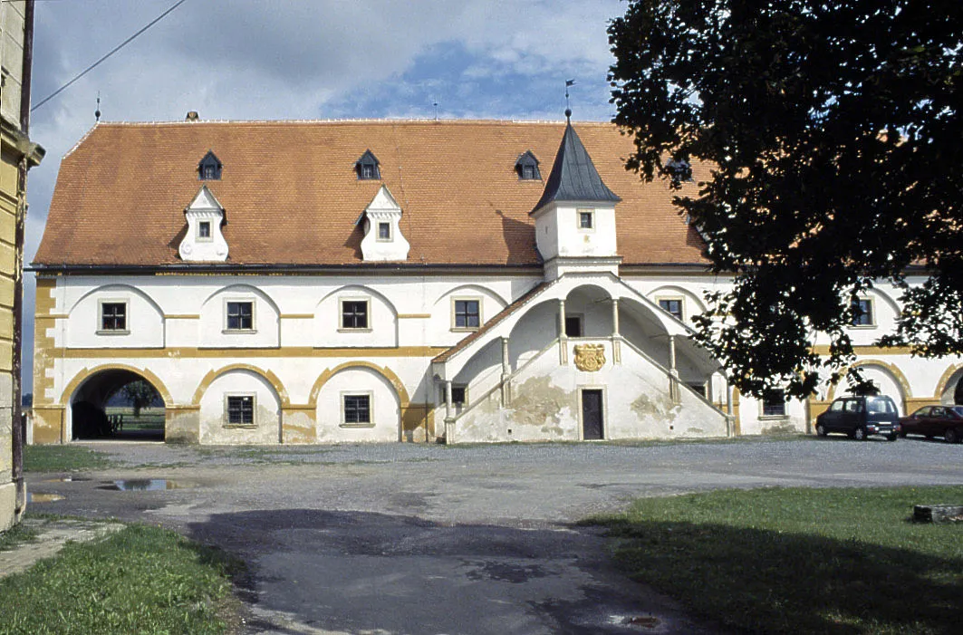 Photo showing: Slup, Jihomoravský kraj, Czech Republic: Watermill (front)