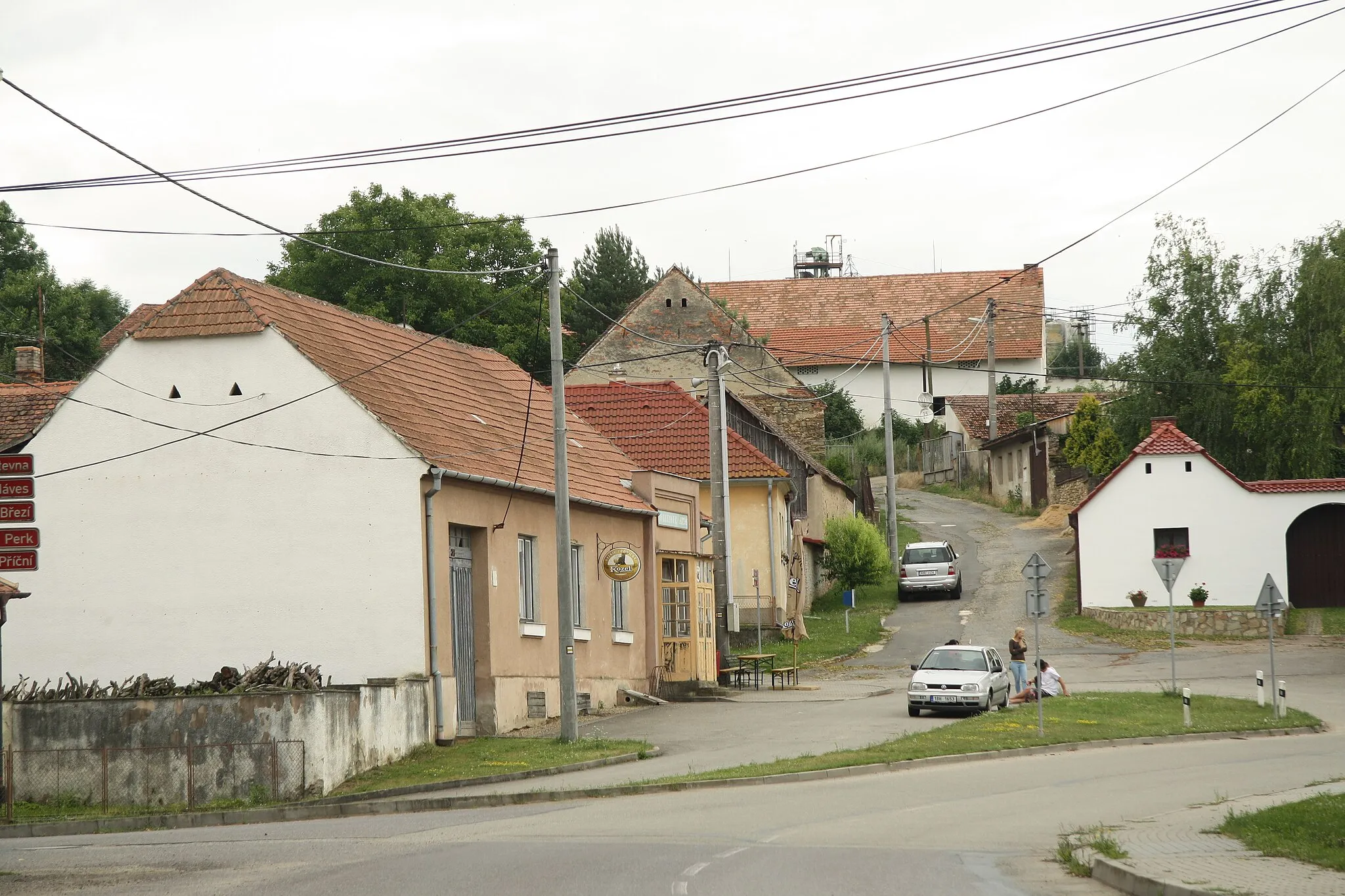 Photo showing: Center of Plaveč, Znojmo District.