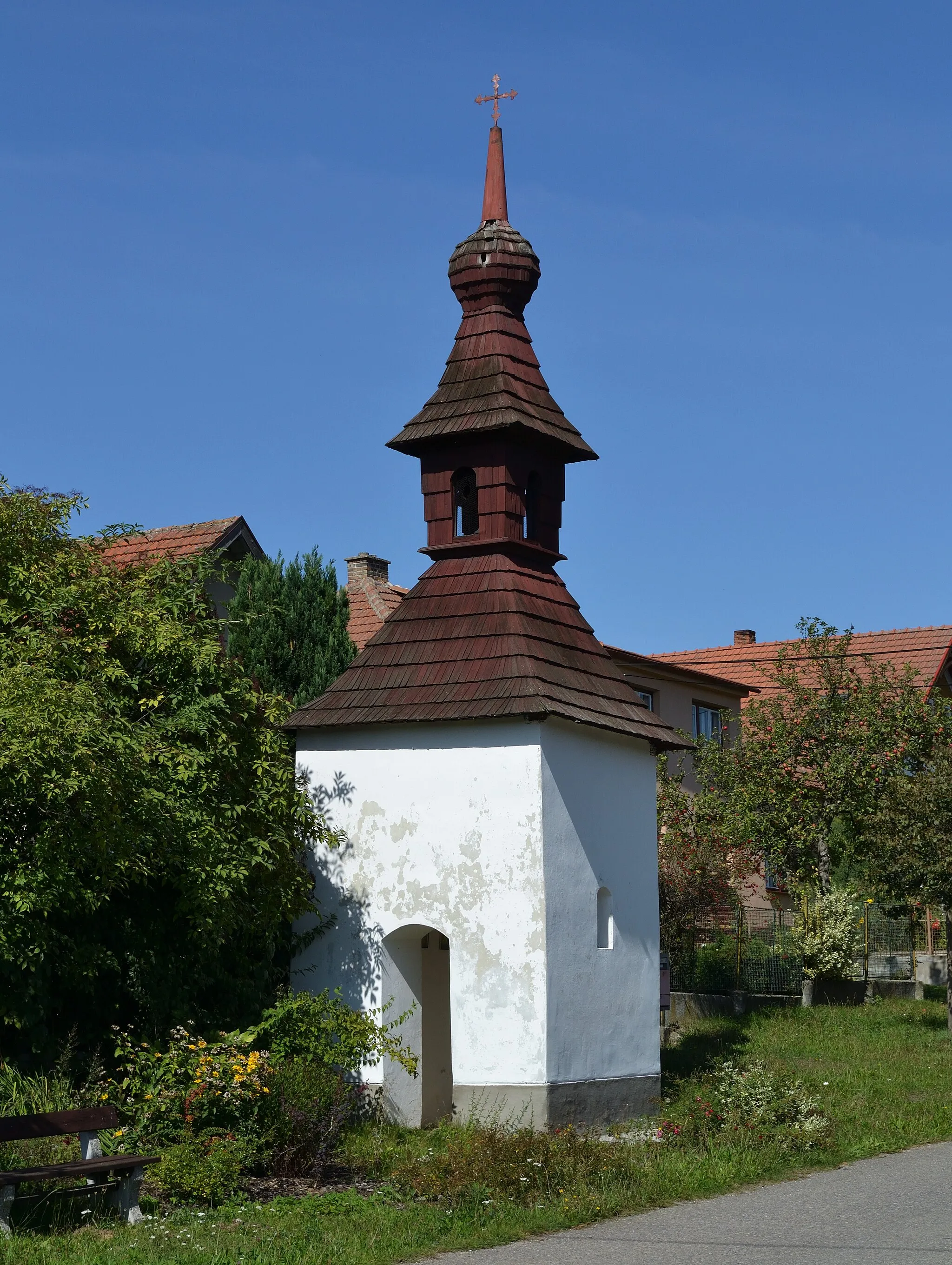 Photo showing: Cyrilov (Bory) - zvonice