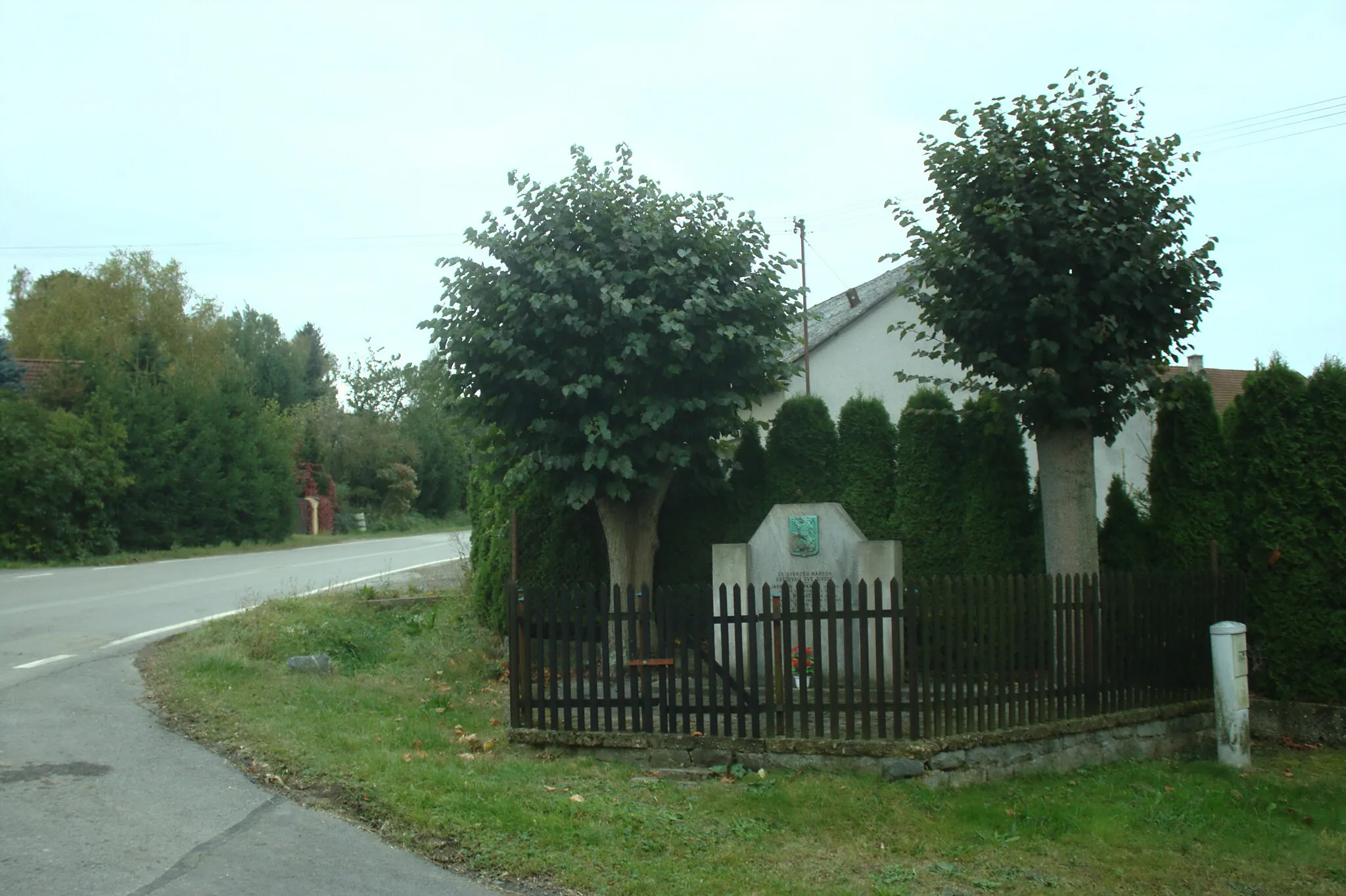 Photo showing: WWI memorial in the village of Smilov near Štoky, Vysočina Region, CZ