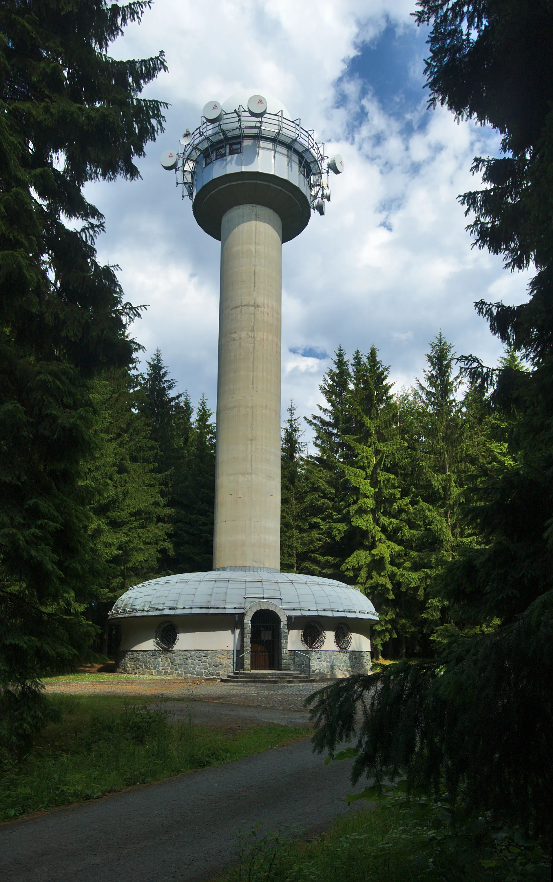 Photo showing: Meteoradar Skalky, Buková, okres Prostějov