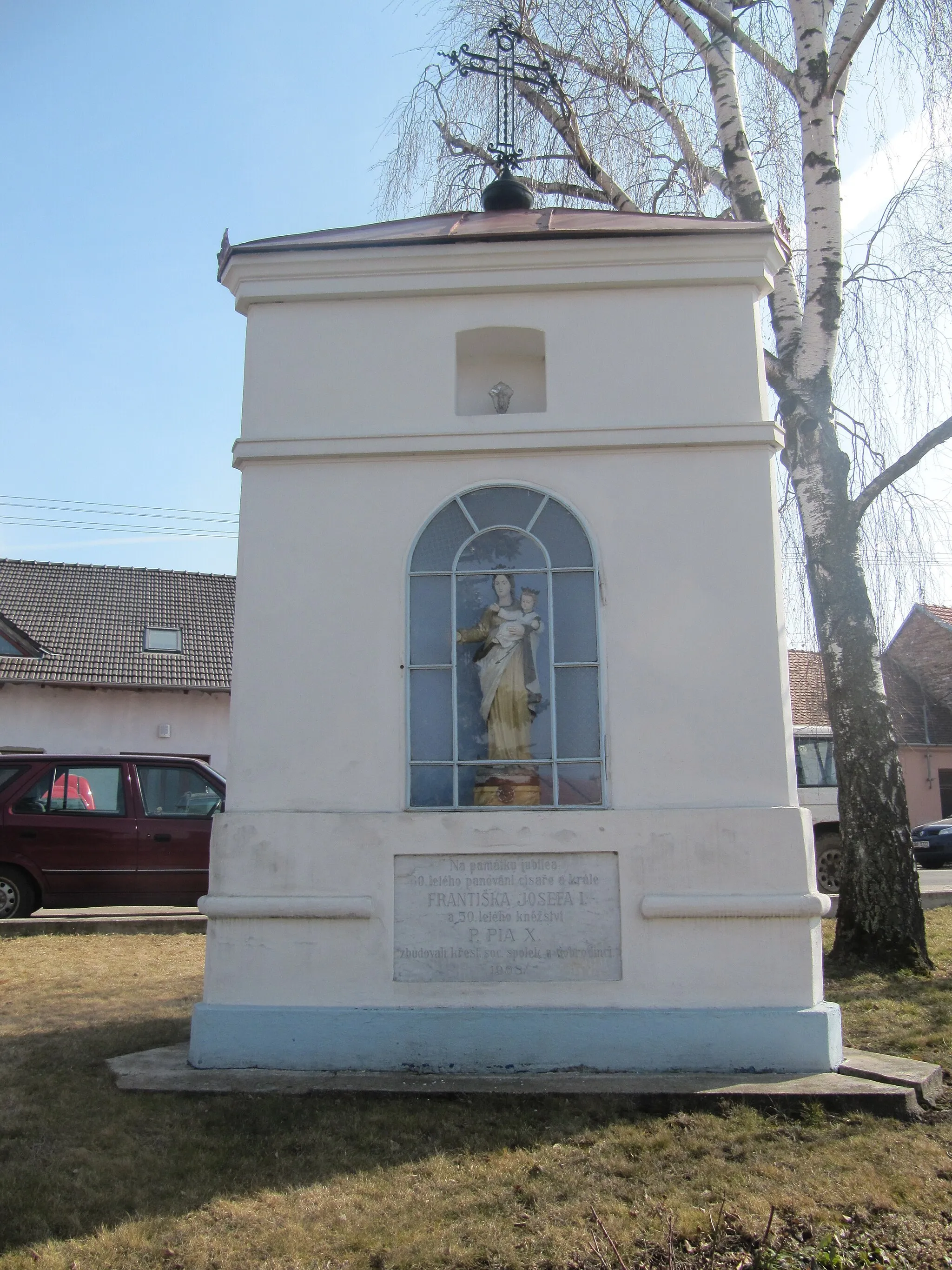 Photo showing: Kobylnice in Brno-Country District, Czech Republic. Chapel.