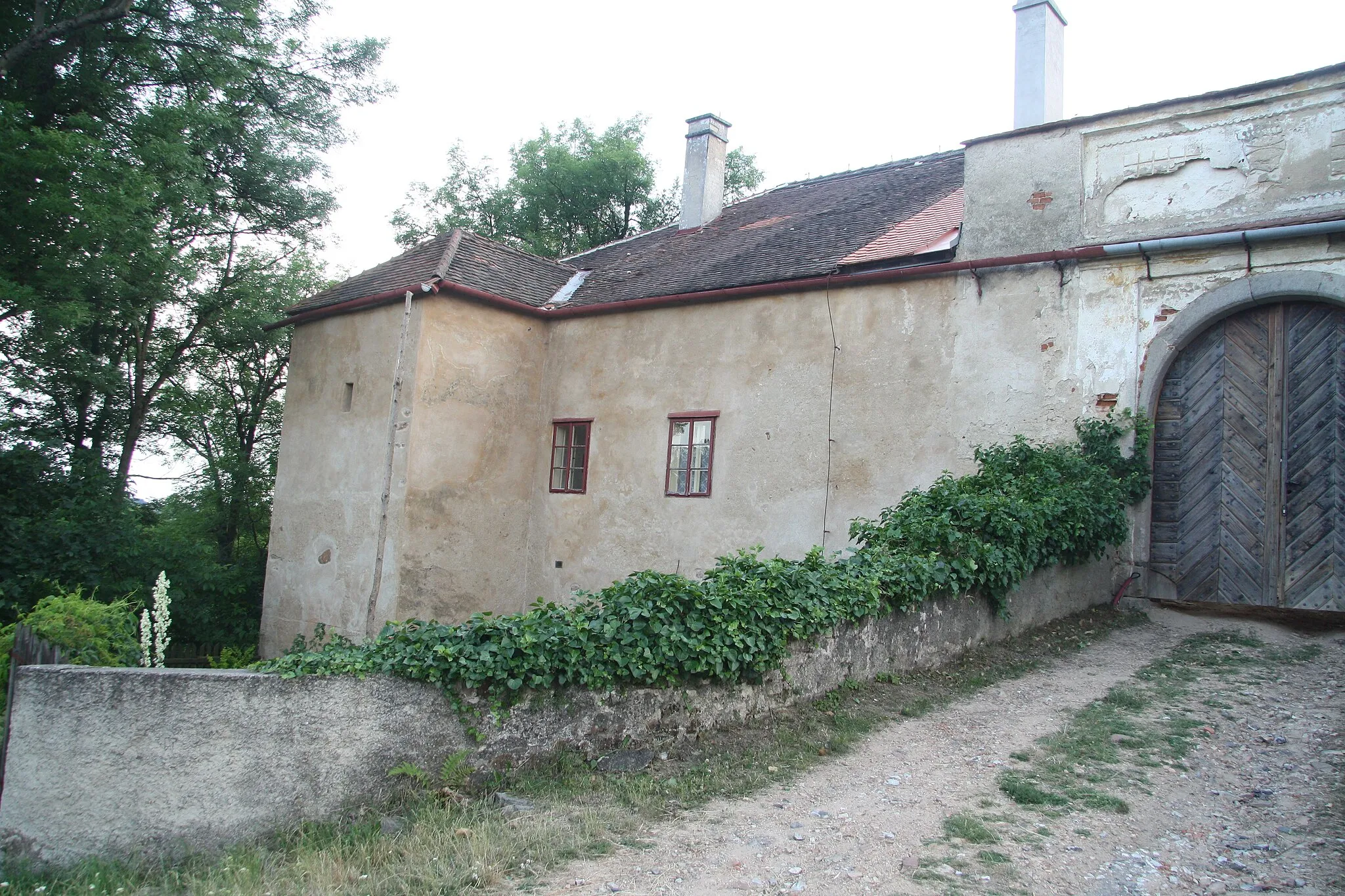 Photo showing: House of Castle Sádek in Čáslavice, Třebíč District.